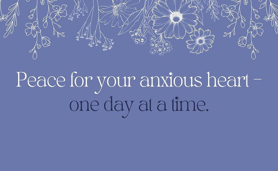 A Verse a Day for the Anxious Soul: 100 Days of Peace for the Calm You Crave: A Devotional