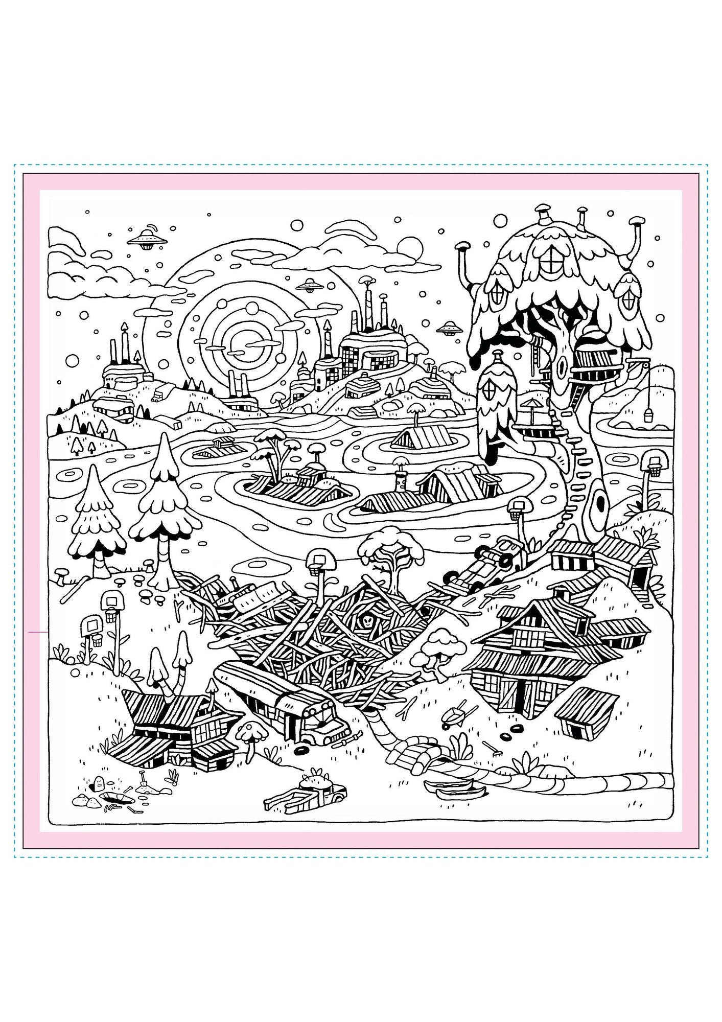 The Lost Forest: A Coloring Book