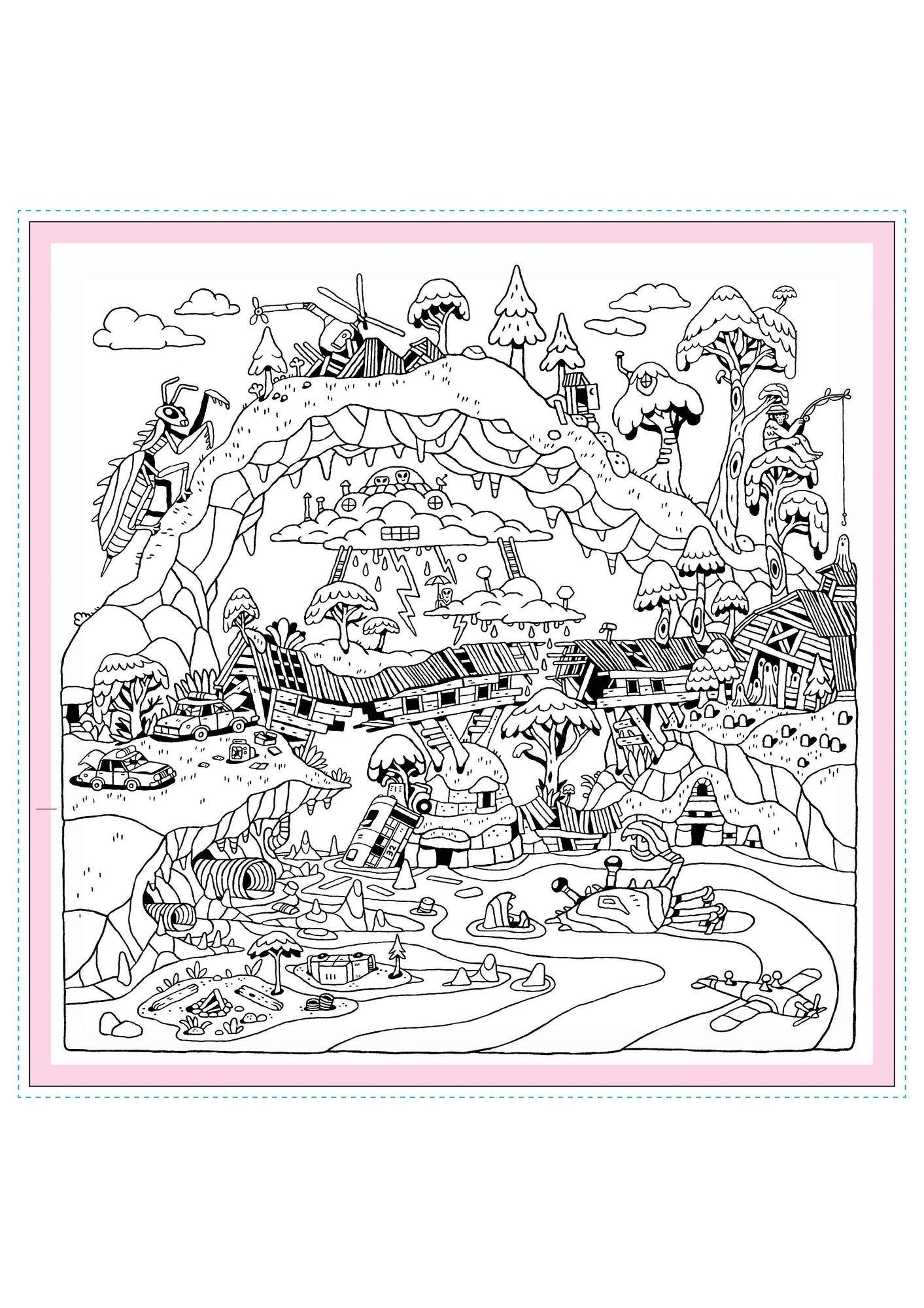 The Lost Forest: A Coloring Book
