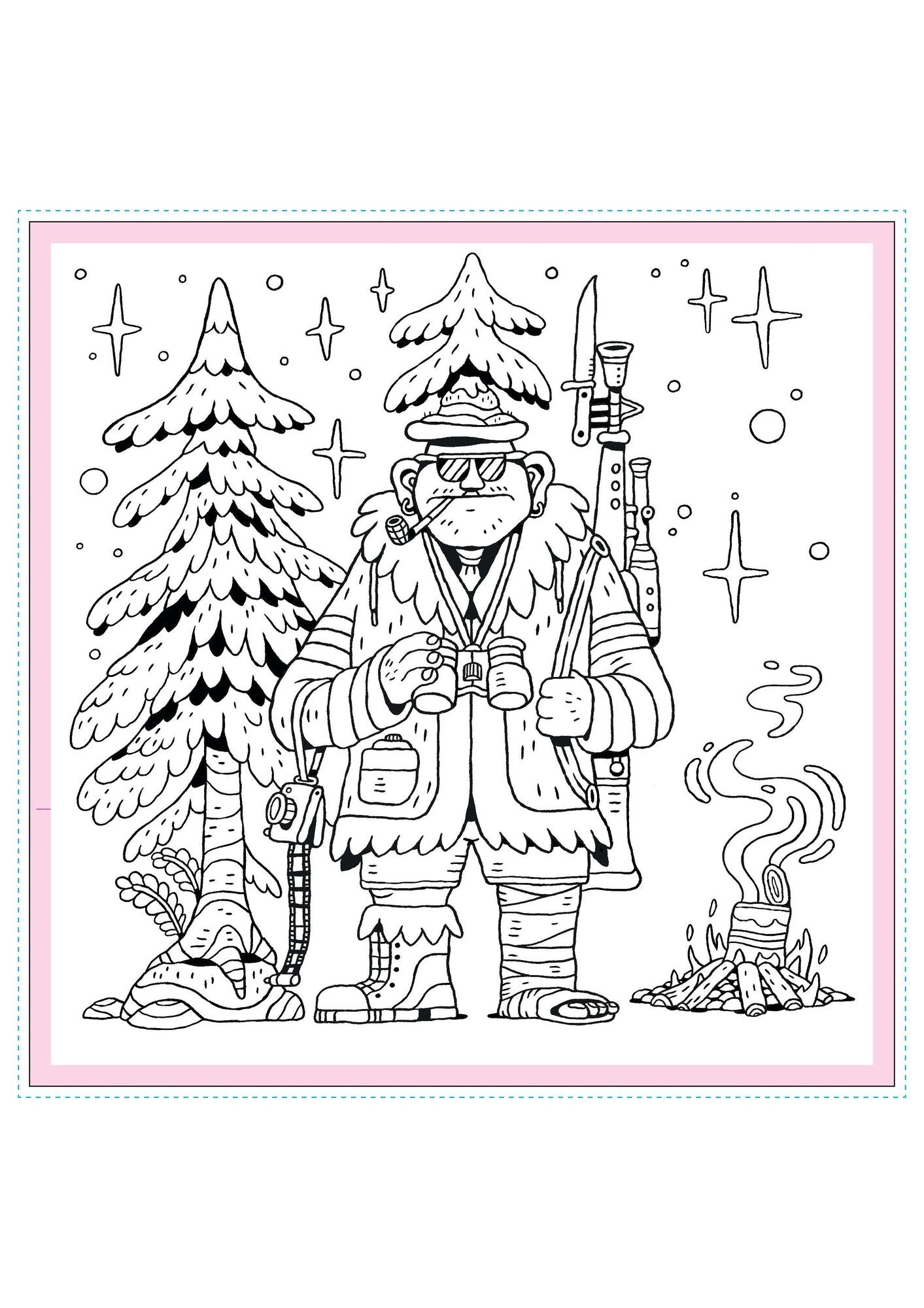 The Lost Forest: A Coloring Book