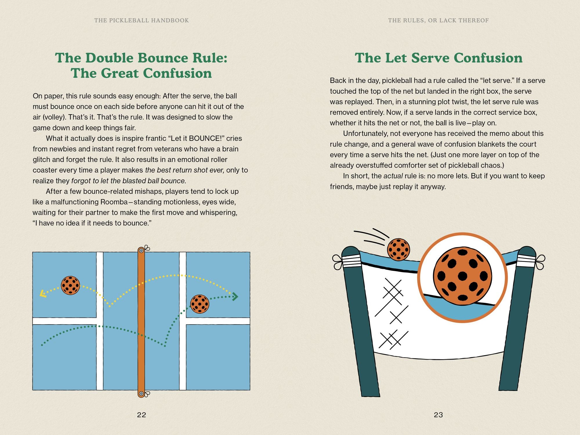 The Pickleball Handbook: An Unofficial Field Guide for Picklers Who Can't Stop, Won't Stop, and Probably Just Pulled a Muscle