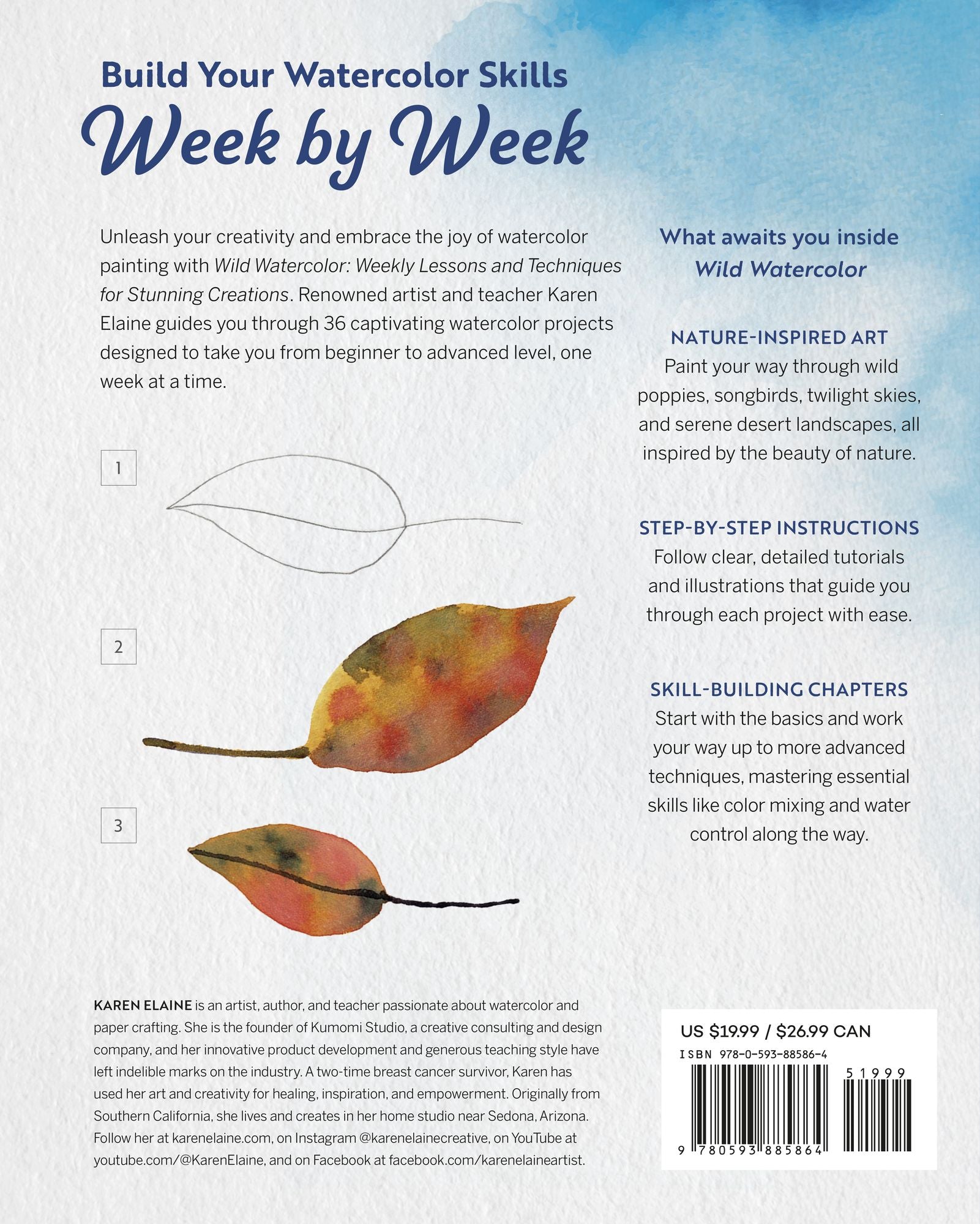 Wild Watercolor: Weekly Lessons and Techniques for Stunning Creations