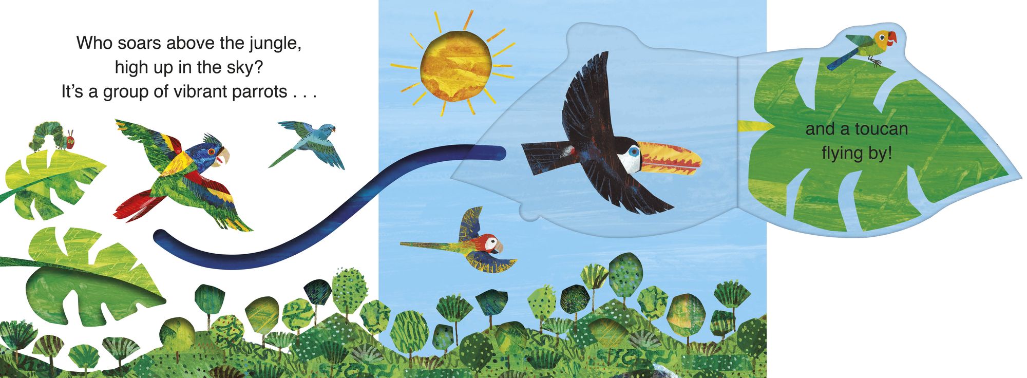 The Very Hungry Caterpillar's Jungle Hide & Seek: A Finger Trail Lift-the-Flap Book