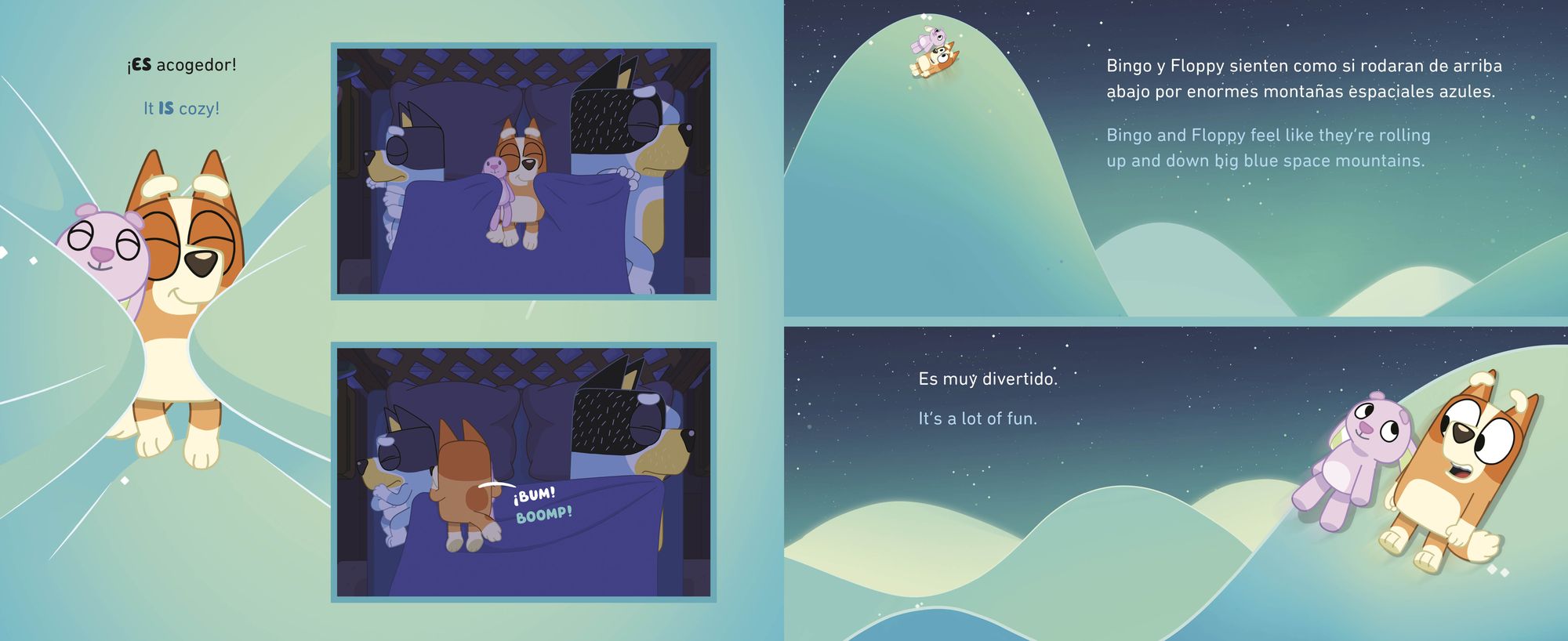 Bluey: Sleepytime/Hora de dormir (Bilingual English-Spanish Edition)