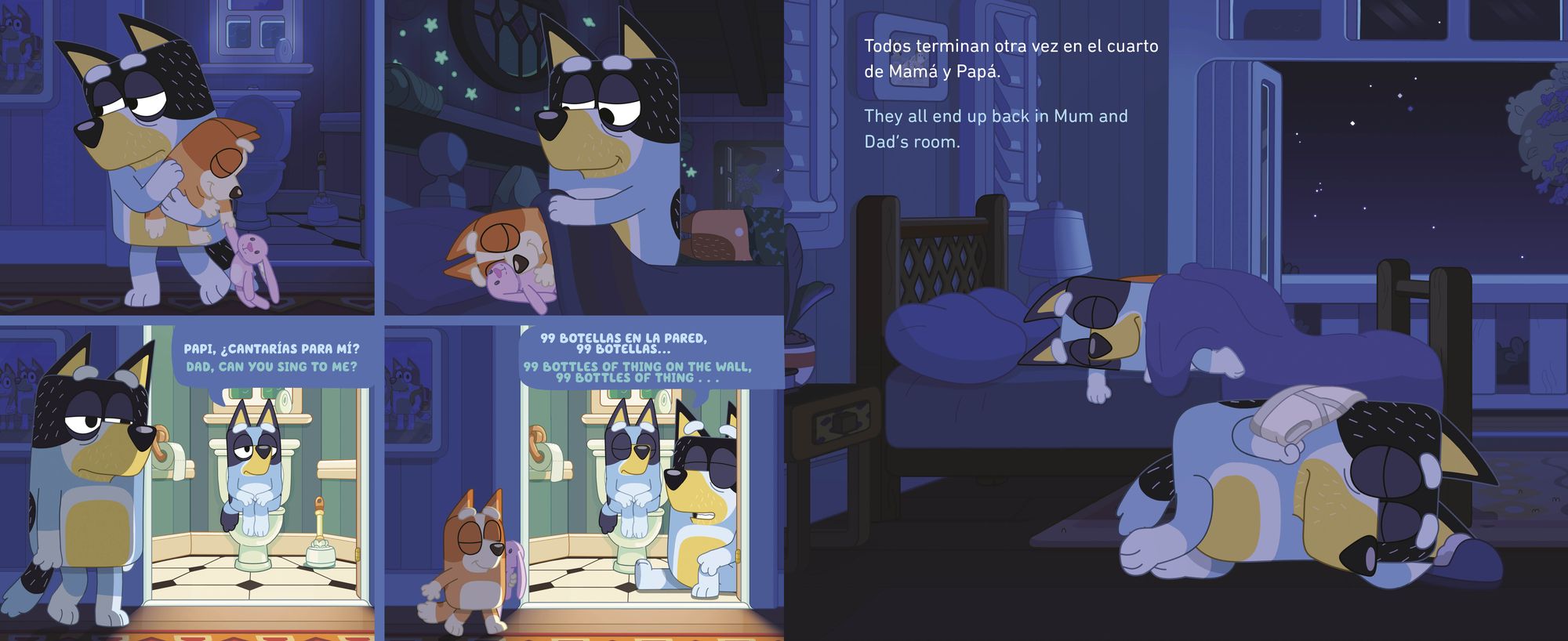 Bluey: Sleepytime/Hora de dormir (Bilingual English-Spanish Edition)