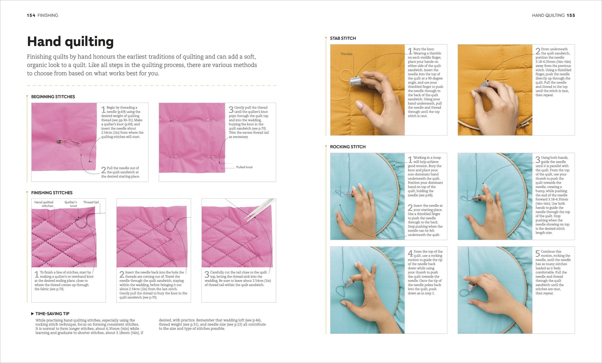 The Quilting Book: A Step-By-Step Guide to Patchwork and Quilting