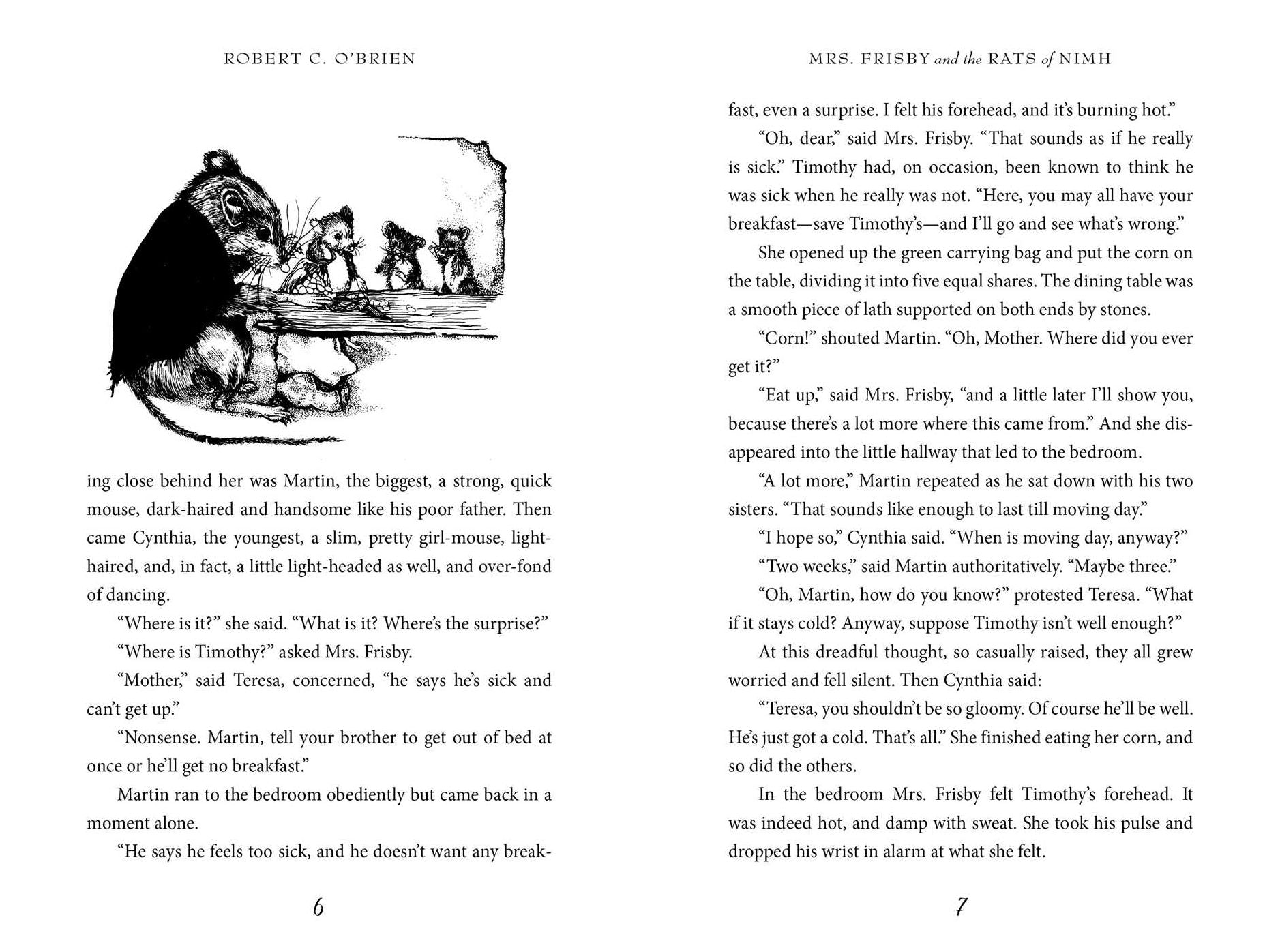 Mrs. Frisby and the Rats of Nimh (Newbery Medal Winner)