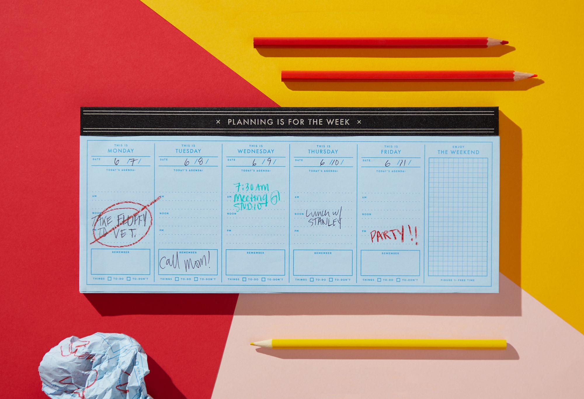 Planning Is For The Week Weekly Planner Pad