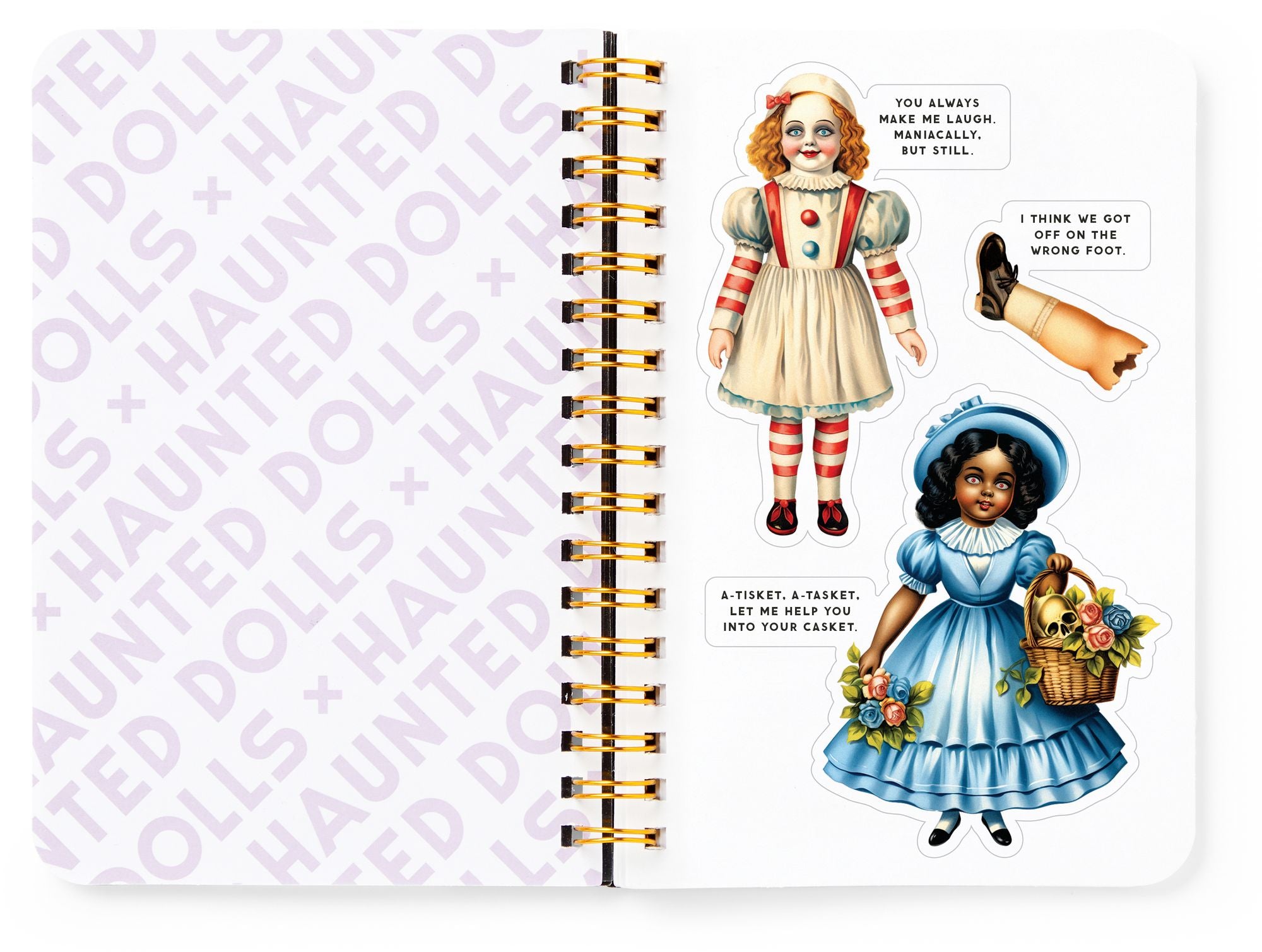 Haunted Dolls Sticker Book