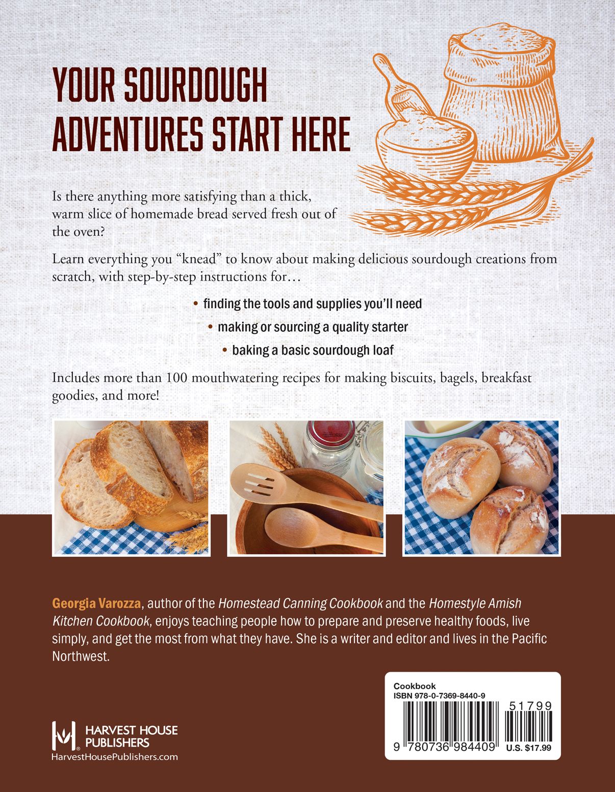 The Homestead Sourdough Cookbook: . Helpful Tips to Create the Best Sourdough Starter . Easy Techniques for Successful Artisan Breads . Over 100 Simple Recipes for Pancakes, Pizza Crust, Brownies, and More