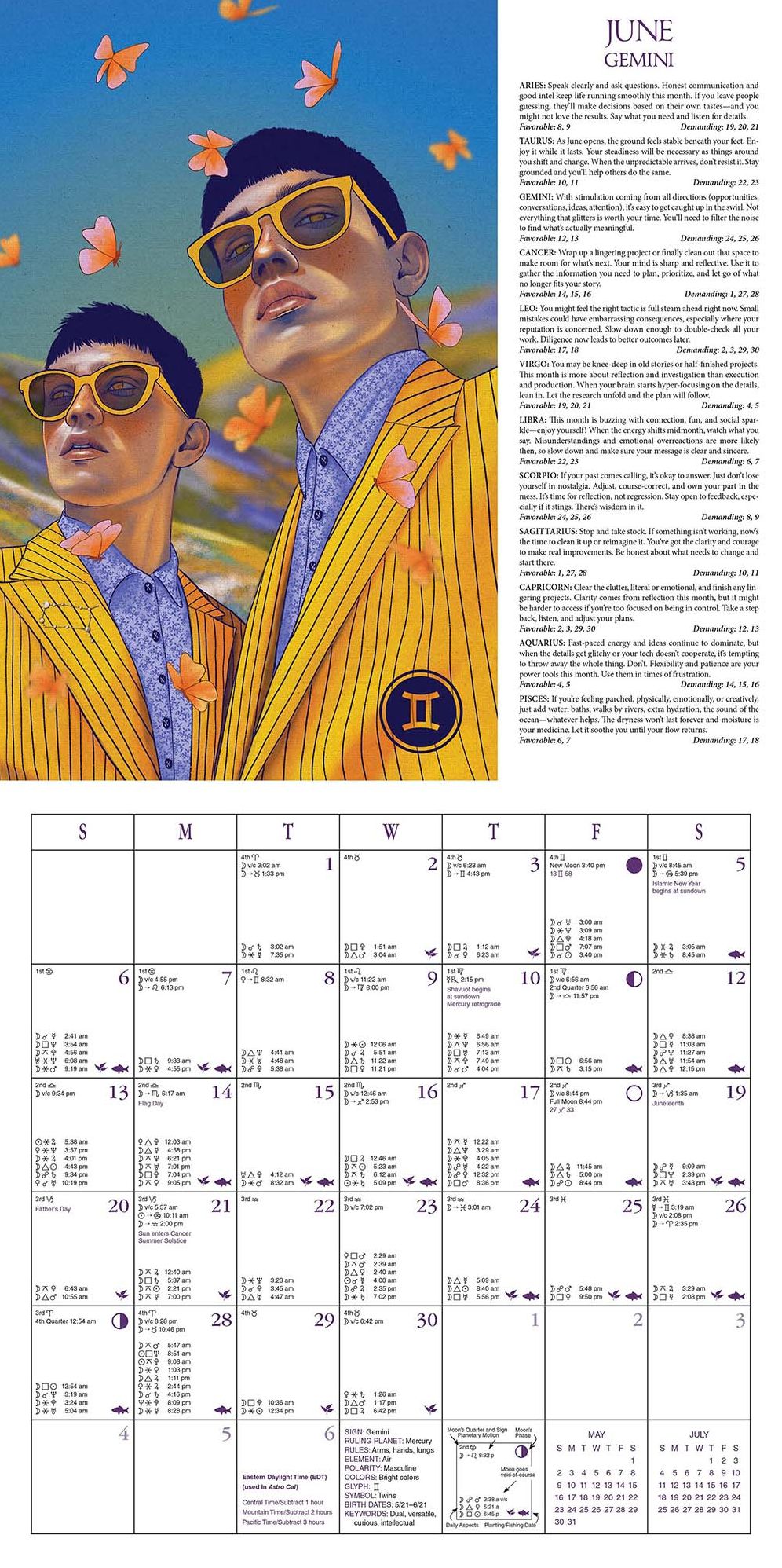 2027 Llewellyn's Astrological Wall Calendar