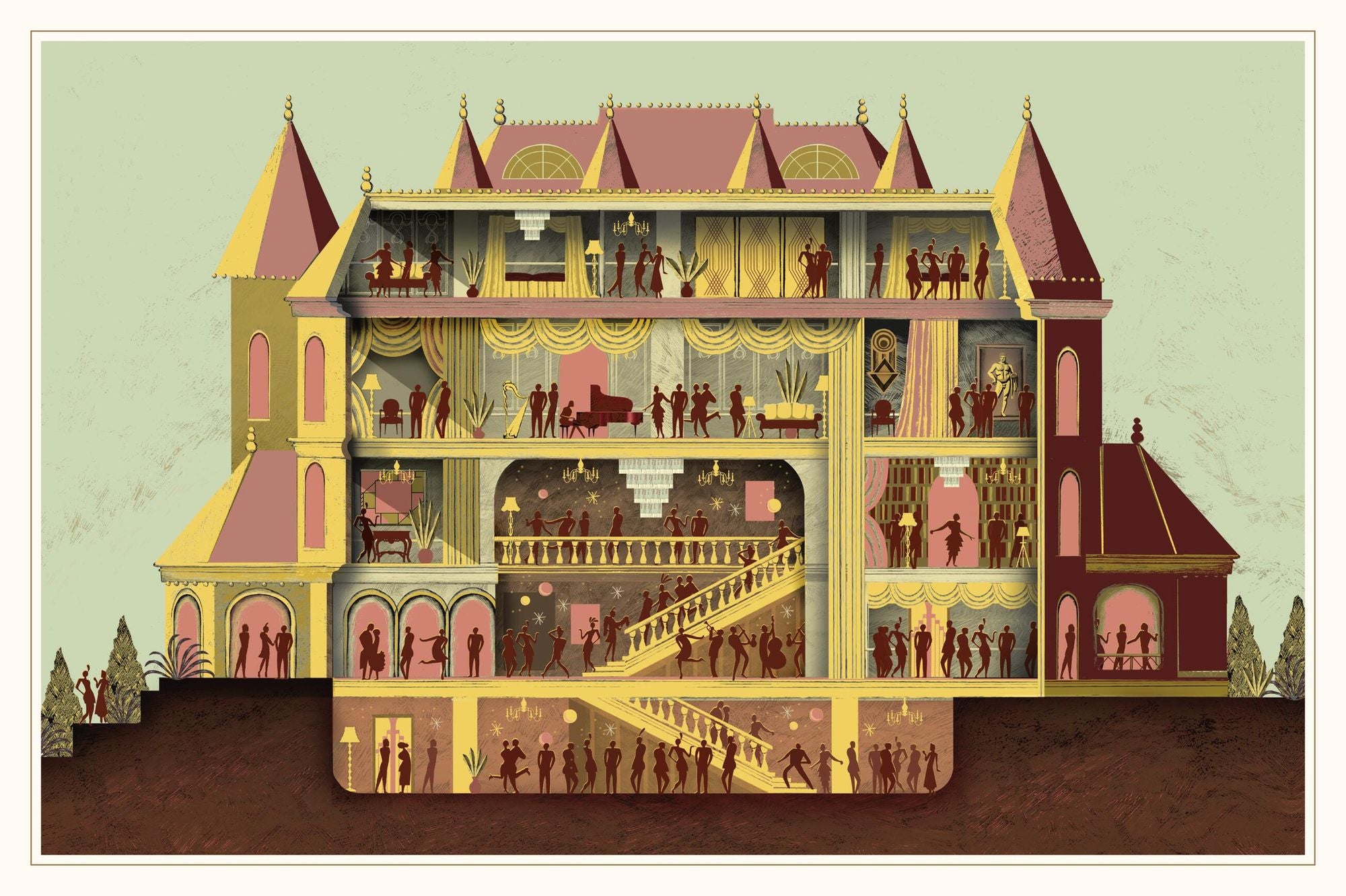 The Great Gatsby: A Novel: Deluxe Illustrated Edition
