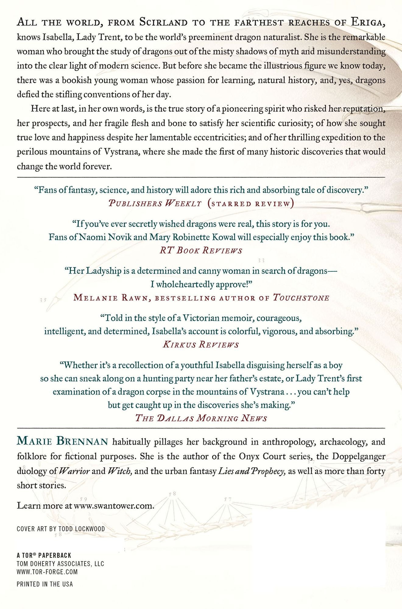 A Natural History of Dragons: A Memoir by Lady Trent