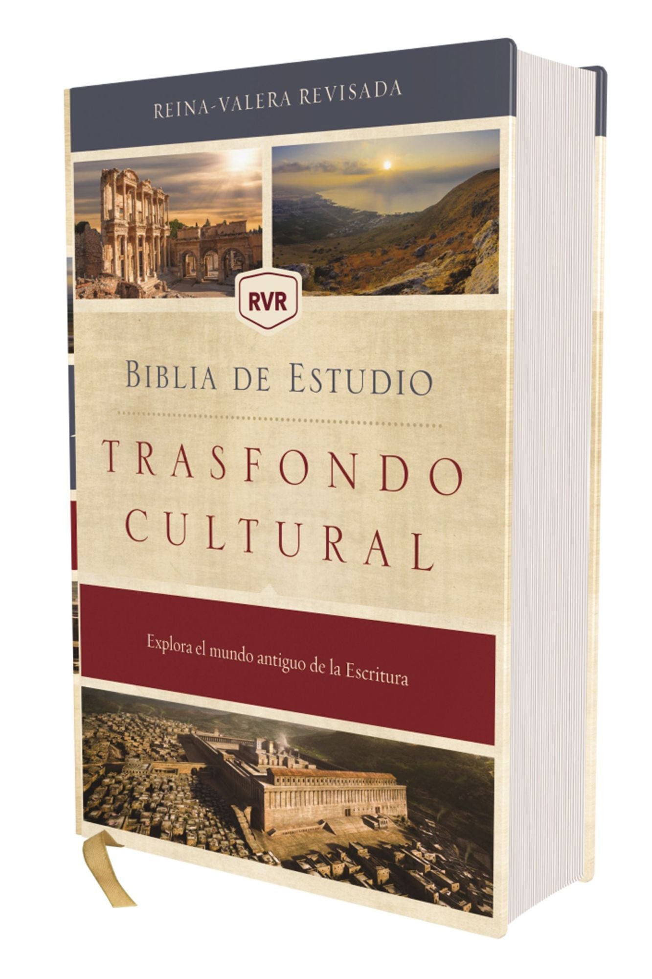 RVR, Biblia de estudio trasfondo cultural (El contexto lo cambia todo), Tapa dura, Interior a color, Comfort Print: Explora el mundo antiguo de la Escritura