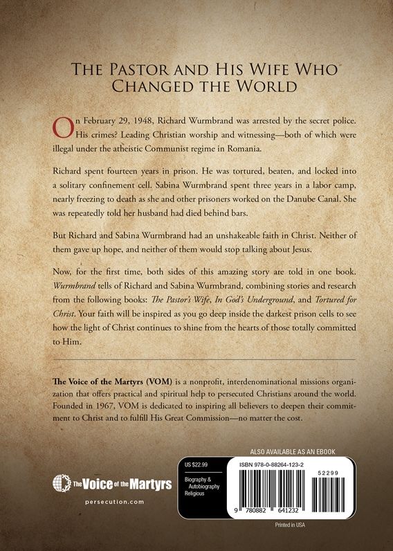 Wurmbrand: Tortured For Christ: The Complete Story