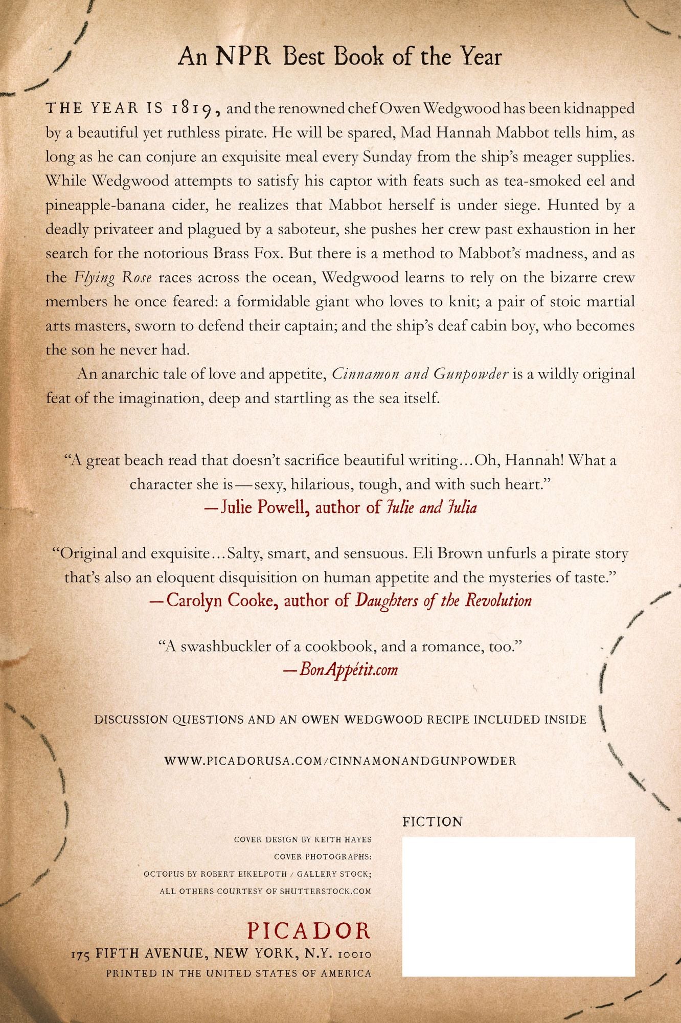 Cinnamon and Gunpowder: A Novel