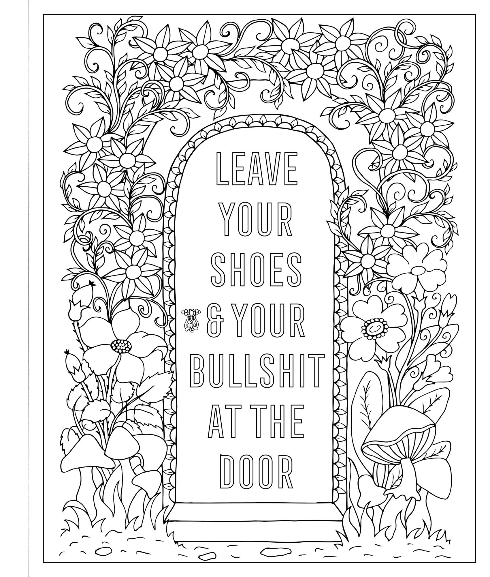 Live, Laugh, F*ck Off: A Sweary Coloring Book