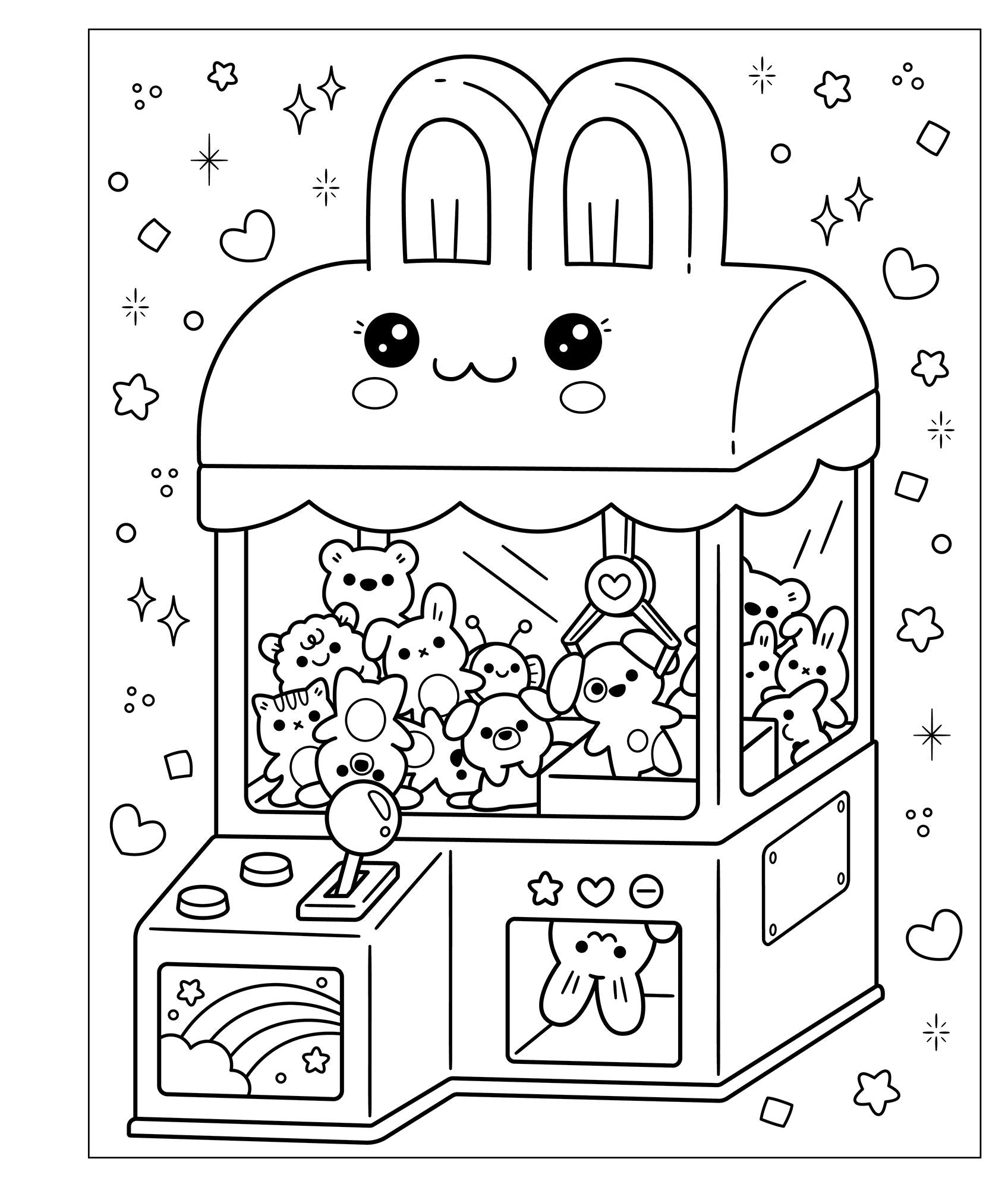 Mangatopia: Bunnies and Boba: A Sweet and Snuggly Coloring Book