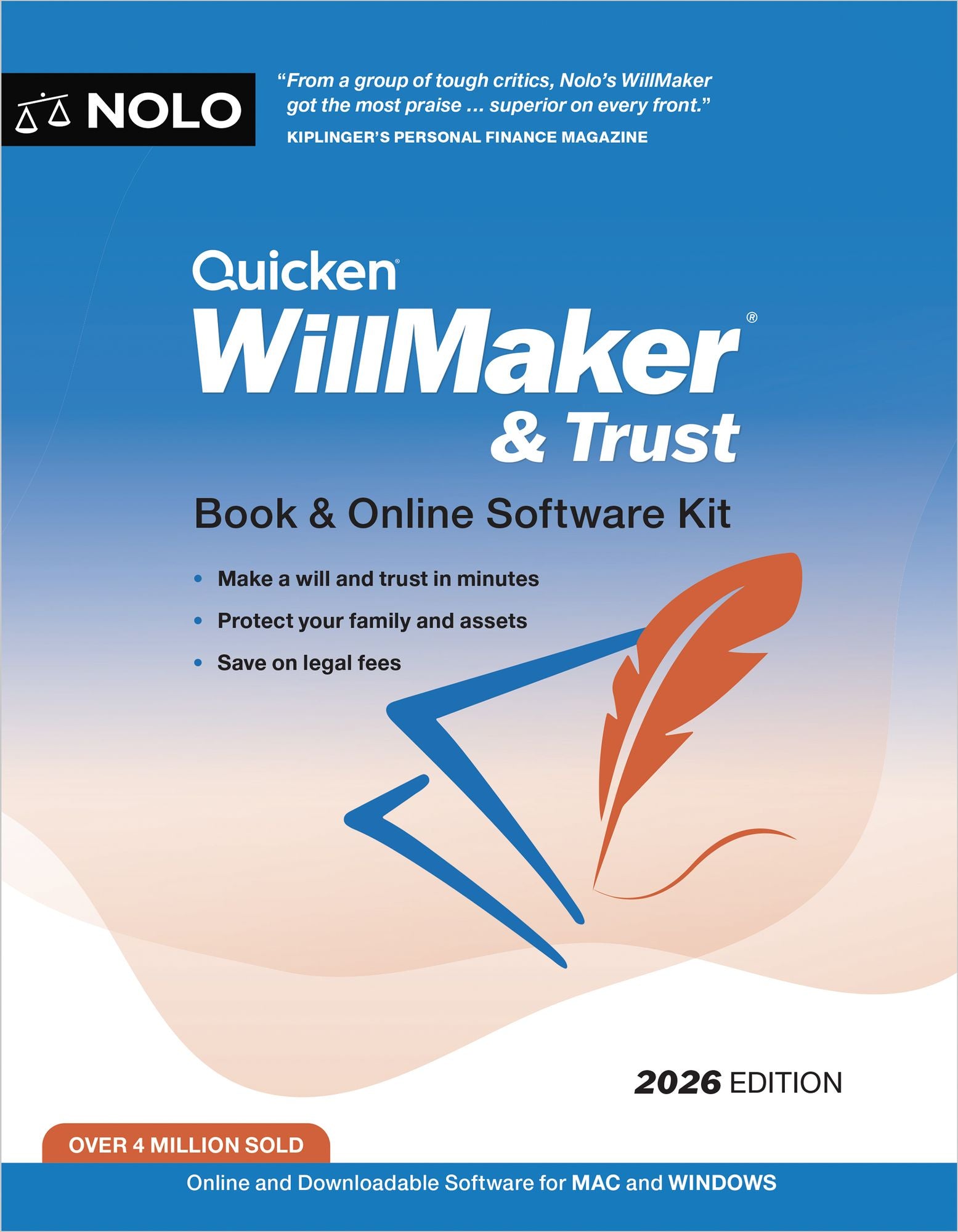 Quicken Willmaker & Trust 2026: Book & Online Software Kit