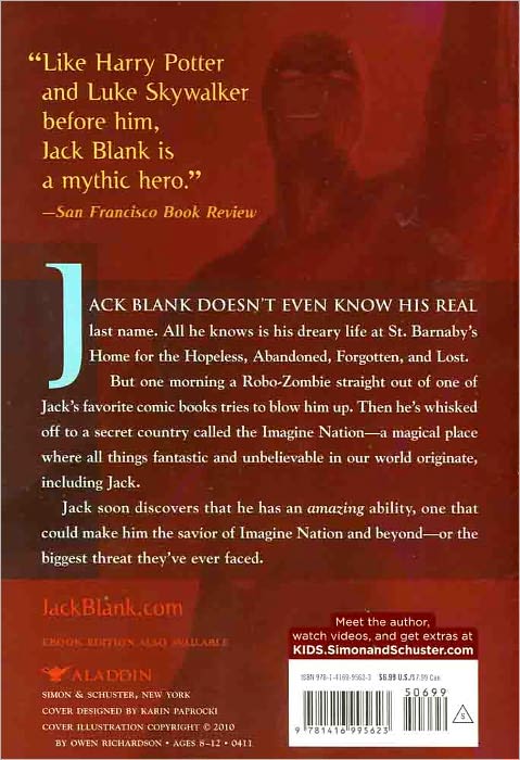 The Accidental Hero (Jack Blank Adventure Series #1)