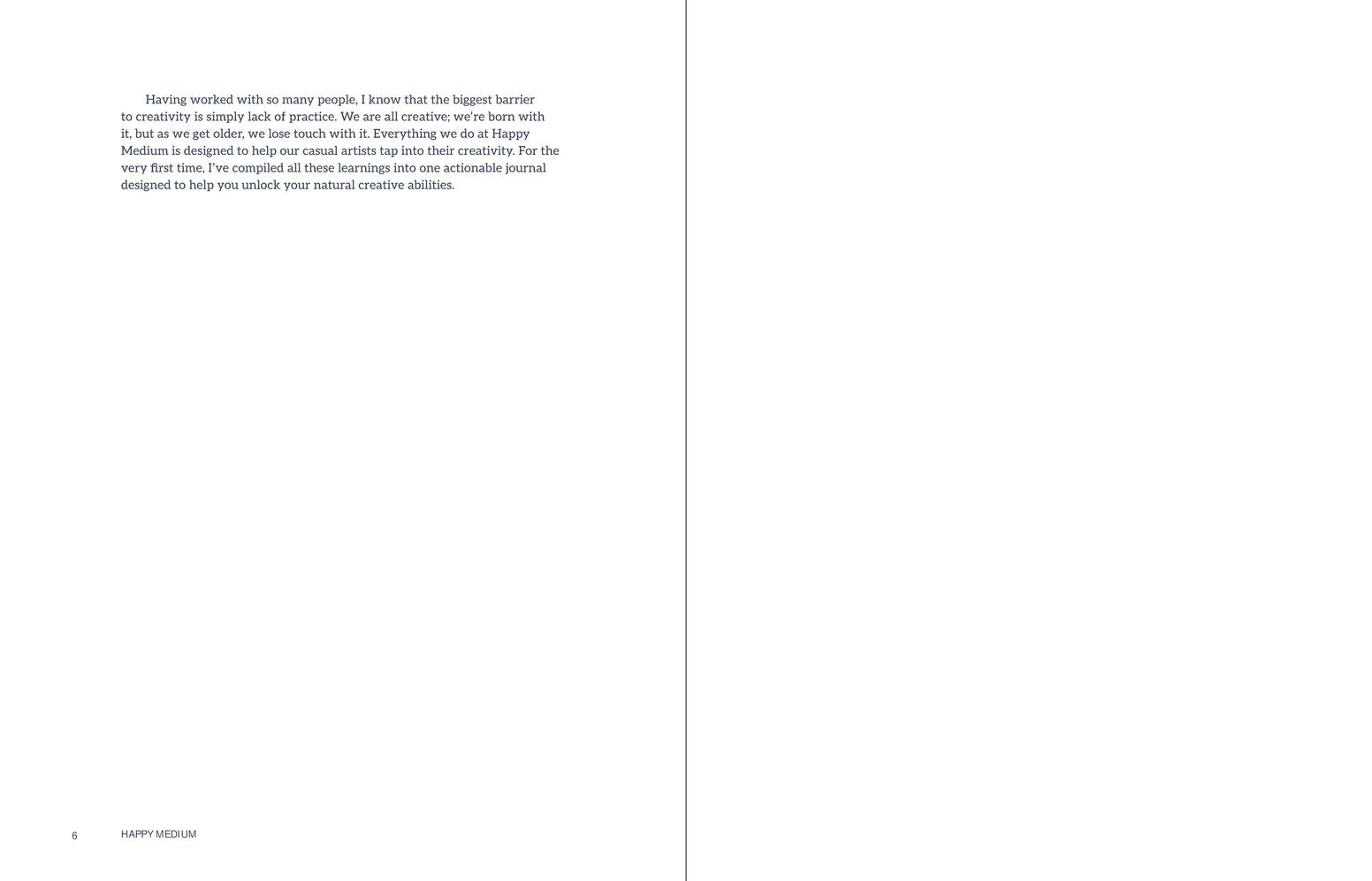 Happy Medium: A Guided Creativity Journal