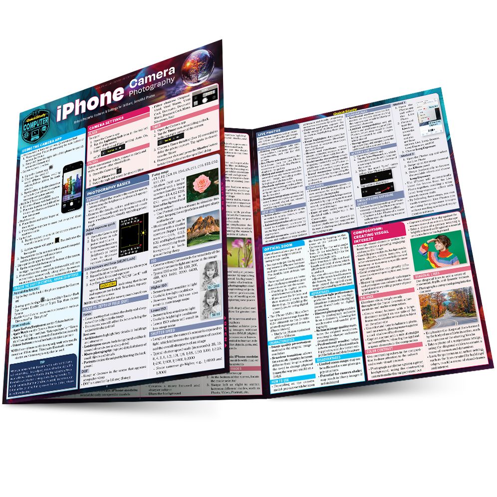 iPhone Camera Photography: a QuickStudy Laminated Reference Guide