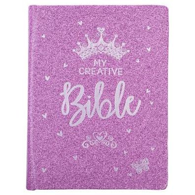 ESV My Creative Bible for Girls Faux Leather Hc, Purple Glitter