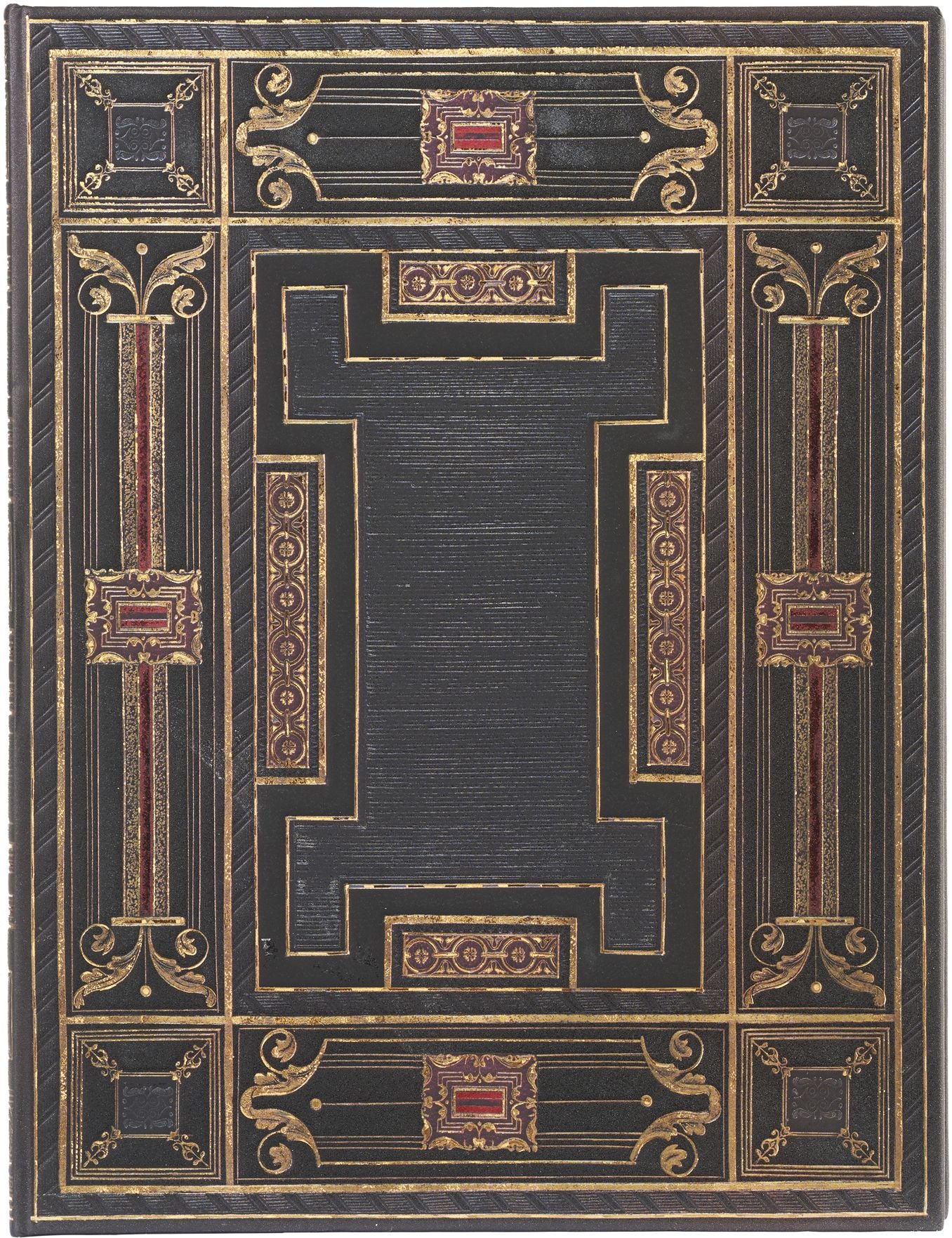 Paperblanks Onyx Asterales Hardcover Journal Ultra Lined Elastic Band Closure 144 Pg 120 GSM