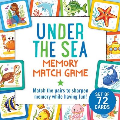 Under the Sea Memory Match Game (Set of 72 cards)