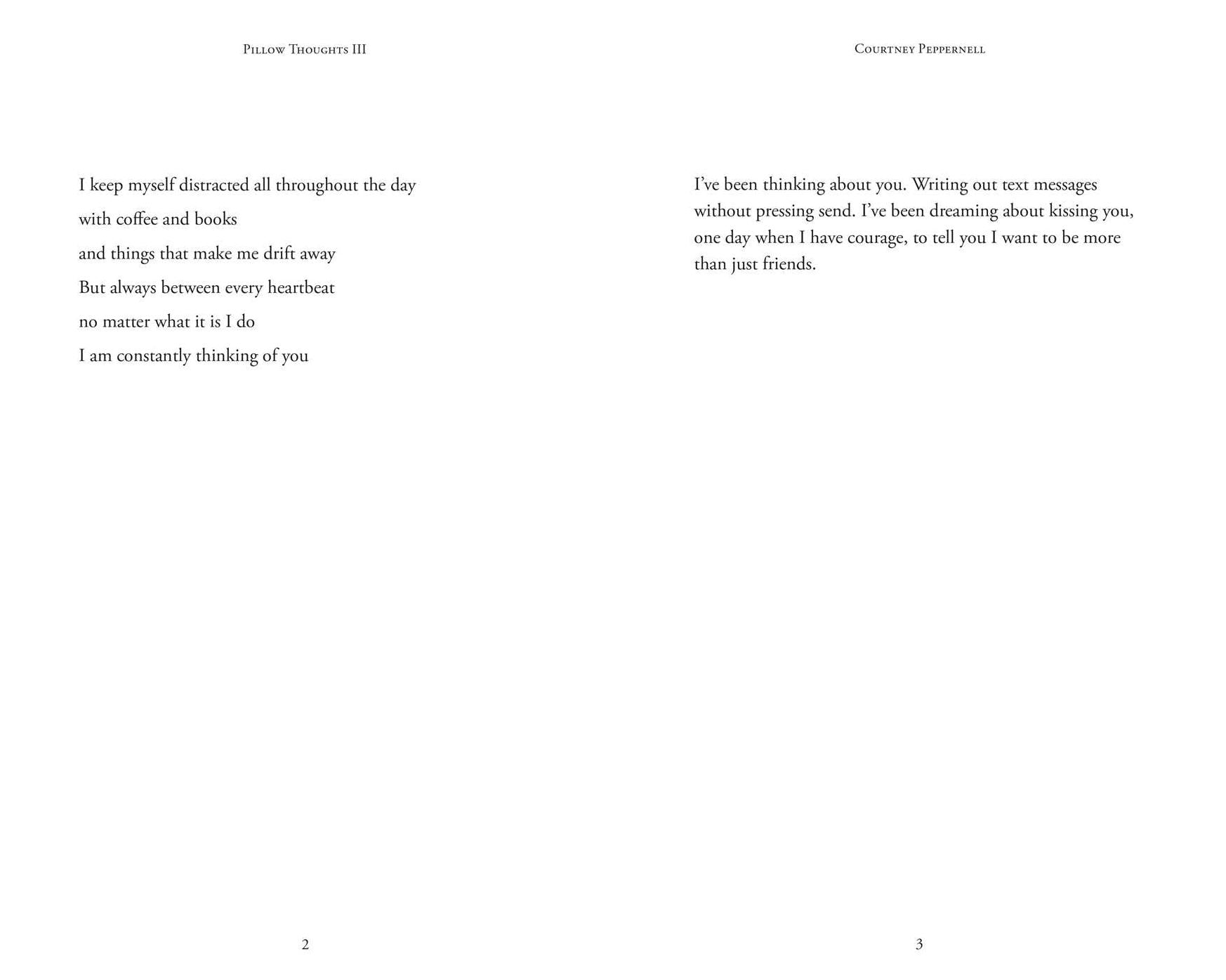 Pillow Thoughts III: Mending the Mind