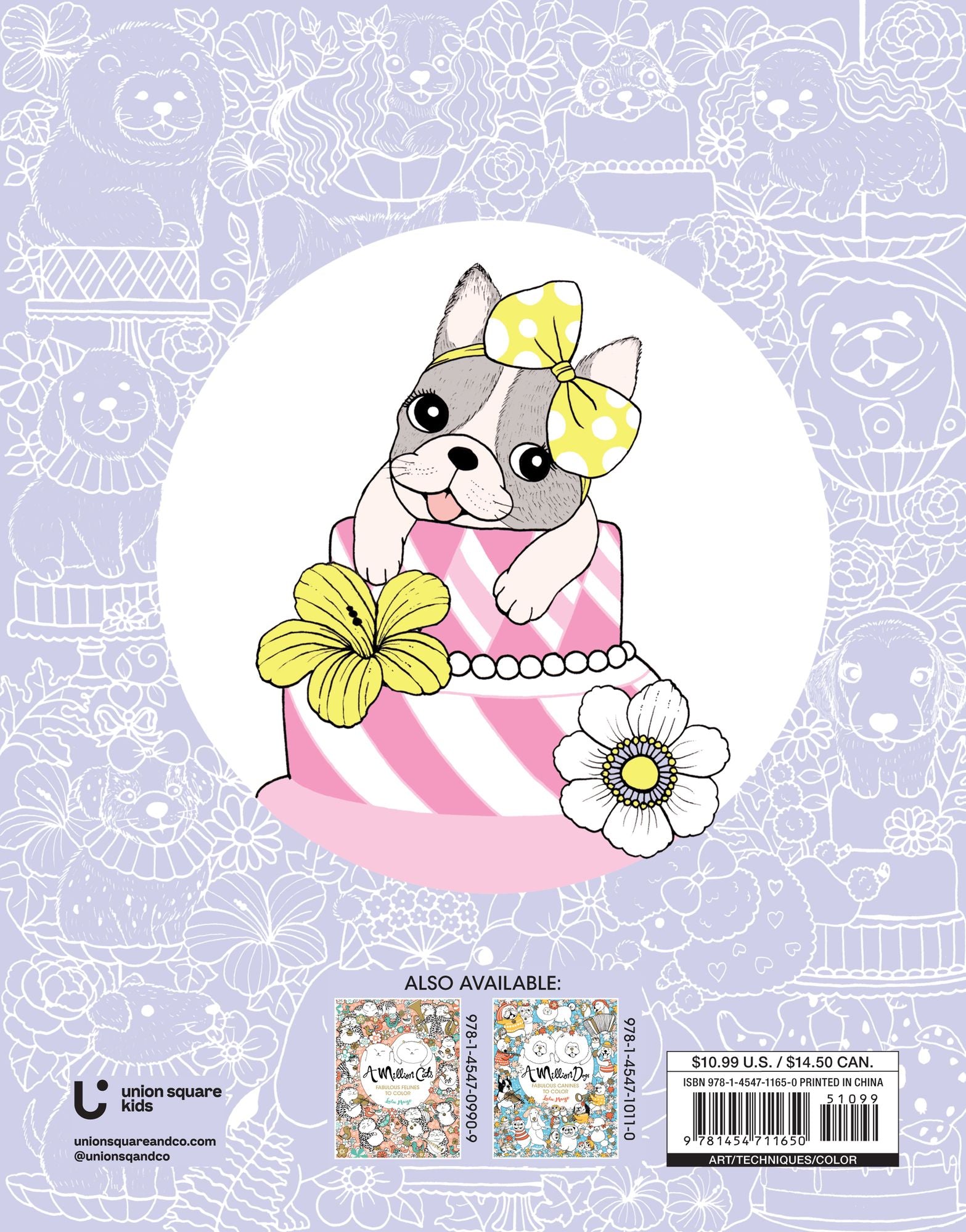 A Million Puppies: Paw-some Pooches to Color