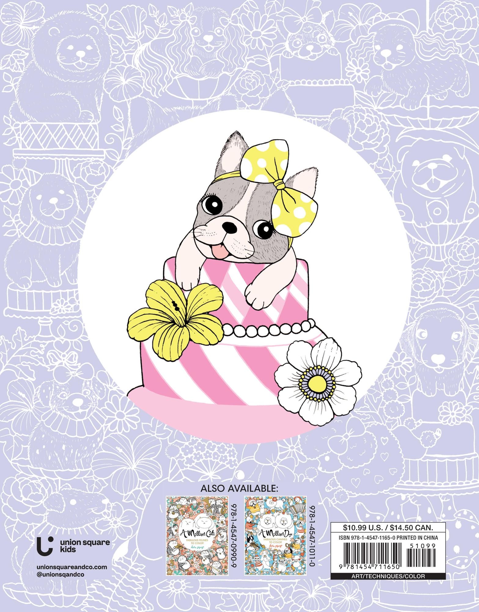 A Million Puppies: Paw-some Pooches to Color