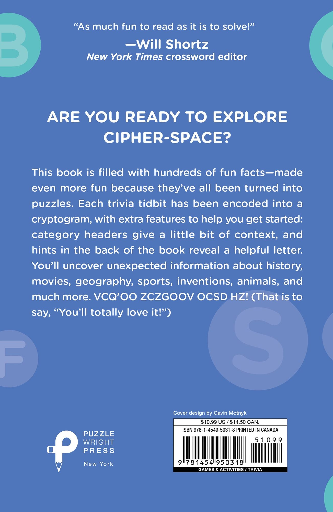 Trivia Cryptograms: When the Code Is Cracked, It Reveals a Fact