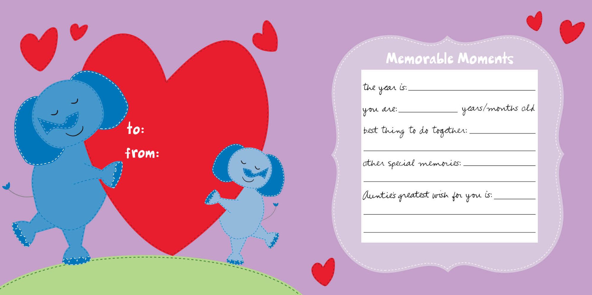 Auntie Loves Little One: a love letter to you