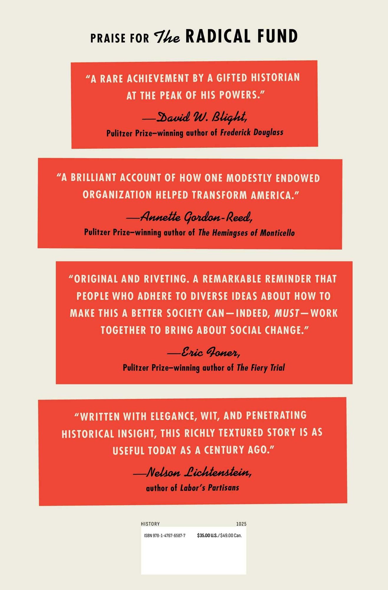The Radical Fund: How a Band of Visionaries and a Million Dollars Upended America
