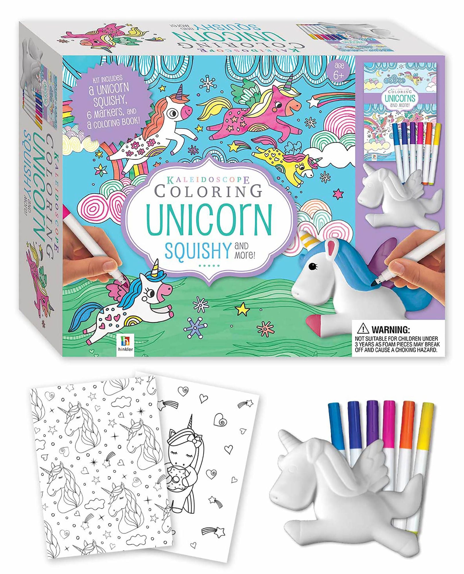 Kaleidoscope Coloring: Unicorn Squishy and More!