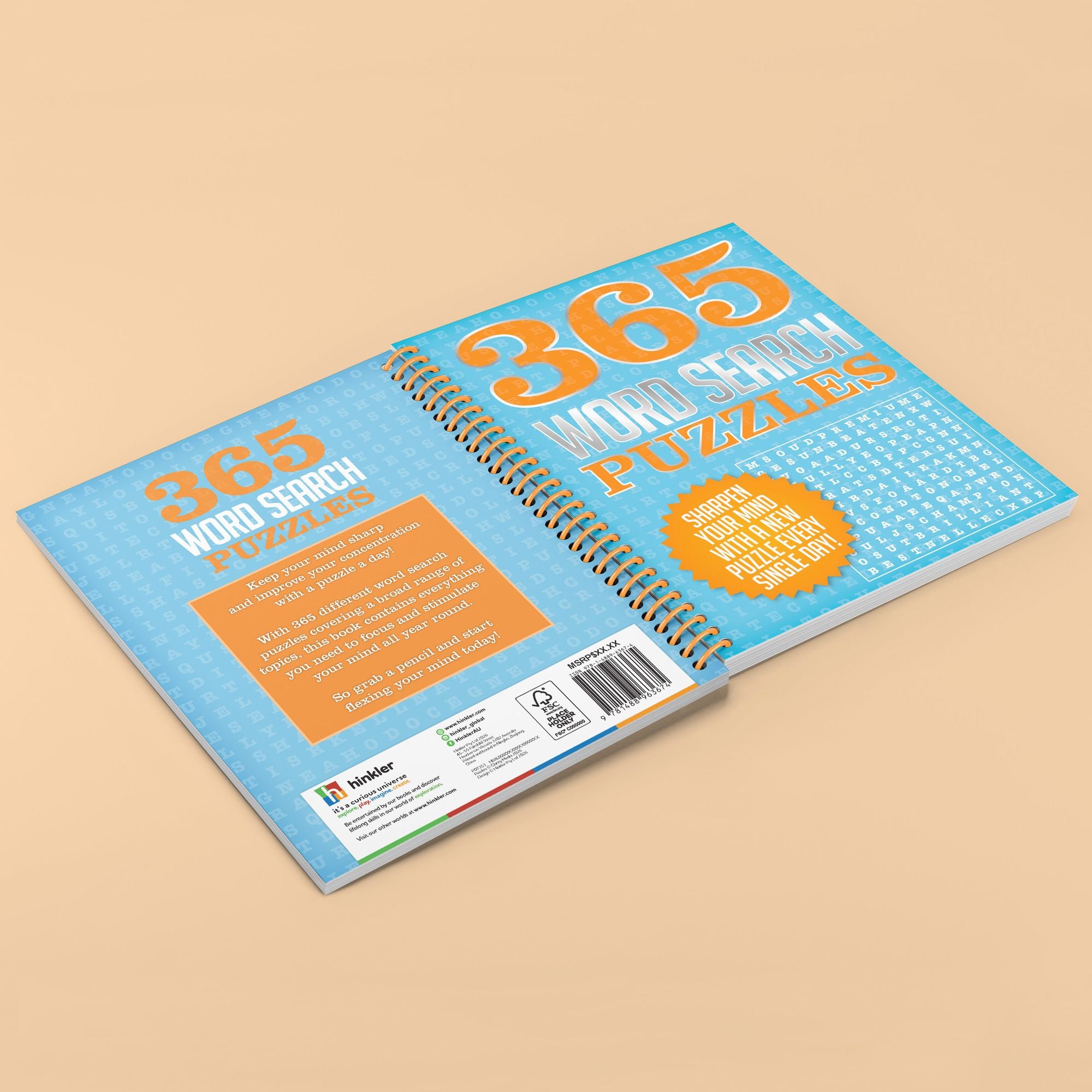 365 Puzzles Word Search 26'