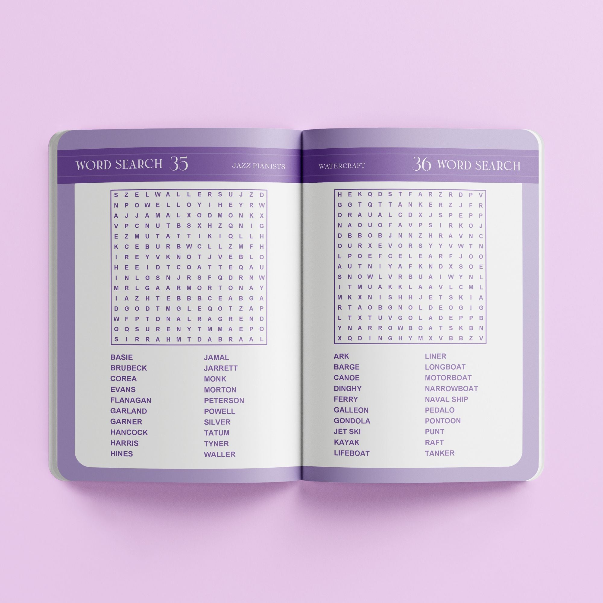 Faux Leather Puzzles Word Search
