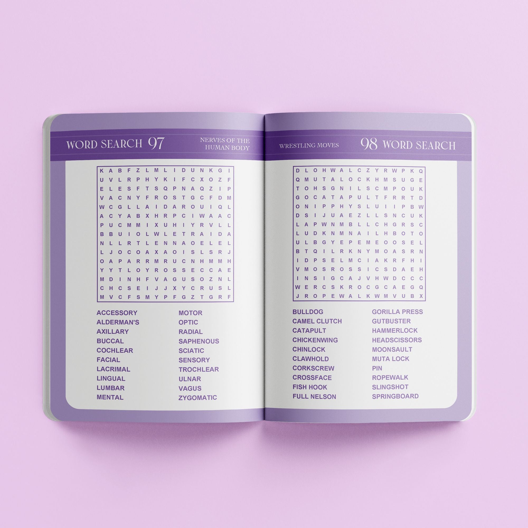 Faux Leather Puzzles Word Search