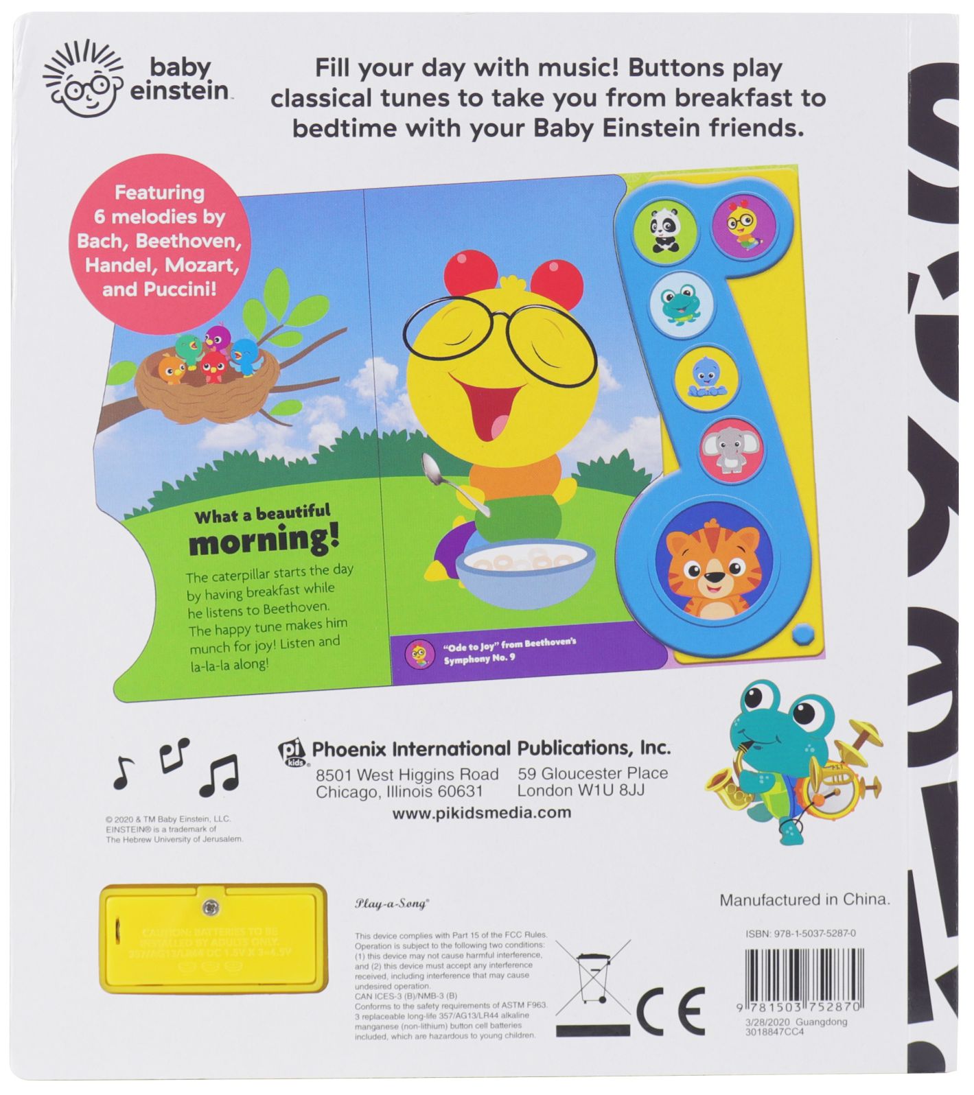 Baby Einstein: Music All Day Long Sound Book