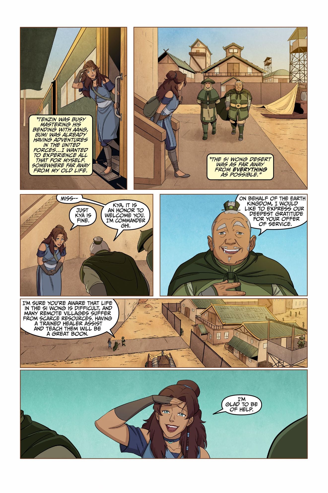 The Legend of Korra: Kya and the Secret of the Sand