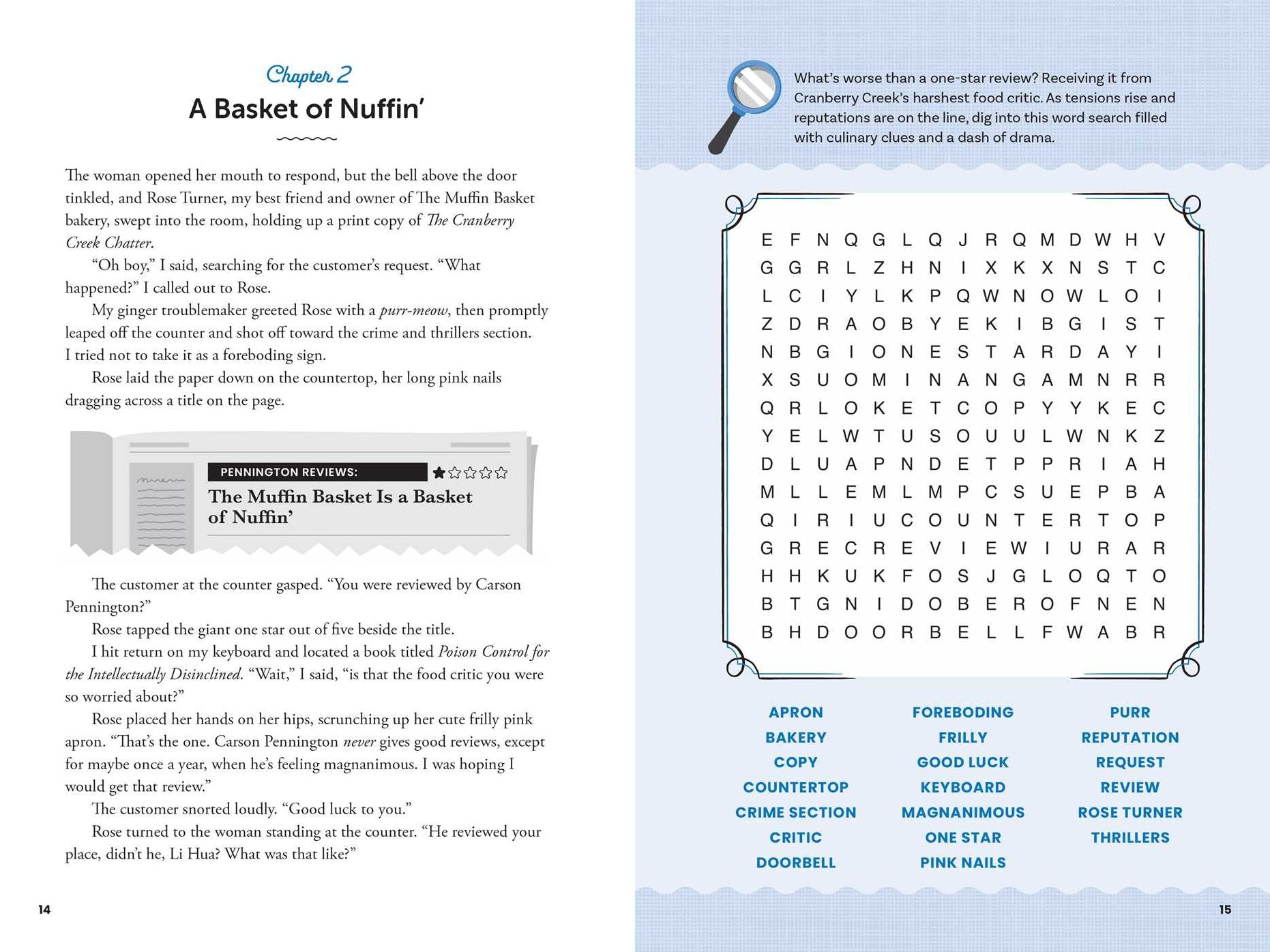 Murder by Muffin: Book 2: Solve the Puzzles-and the Plot of a Cozy Bakery Mystery!