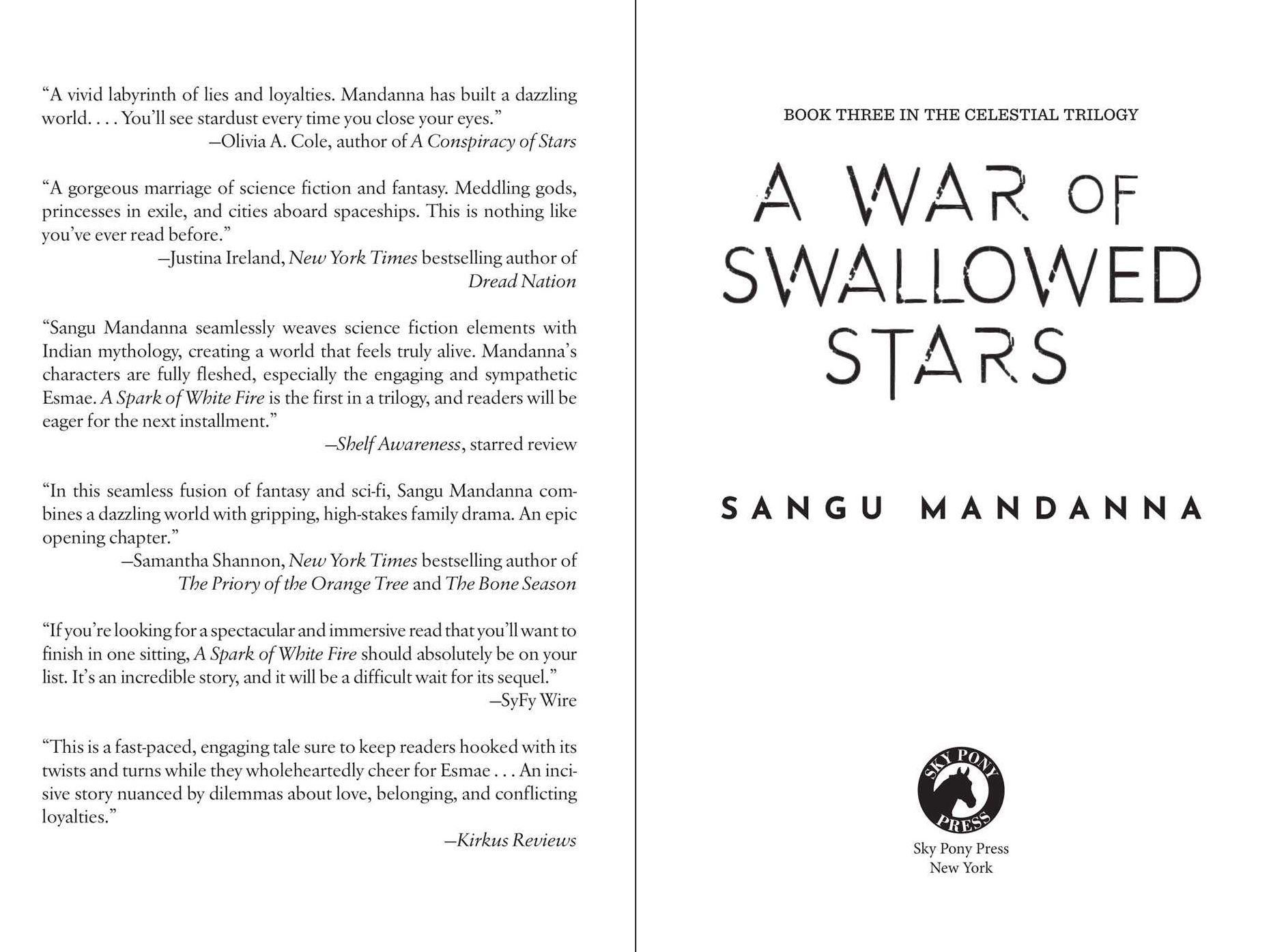 A War of Swallowed Stars (The Celestial Trilogy Book Three)