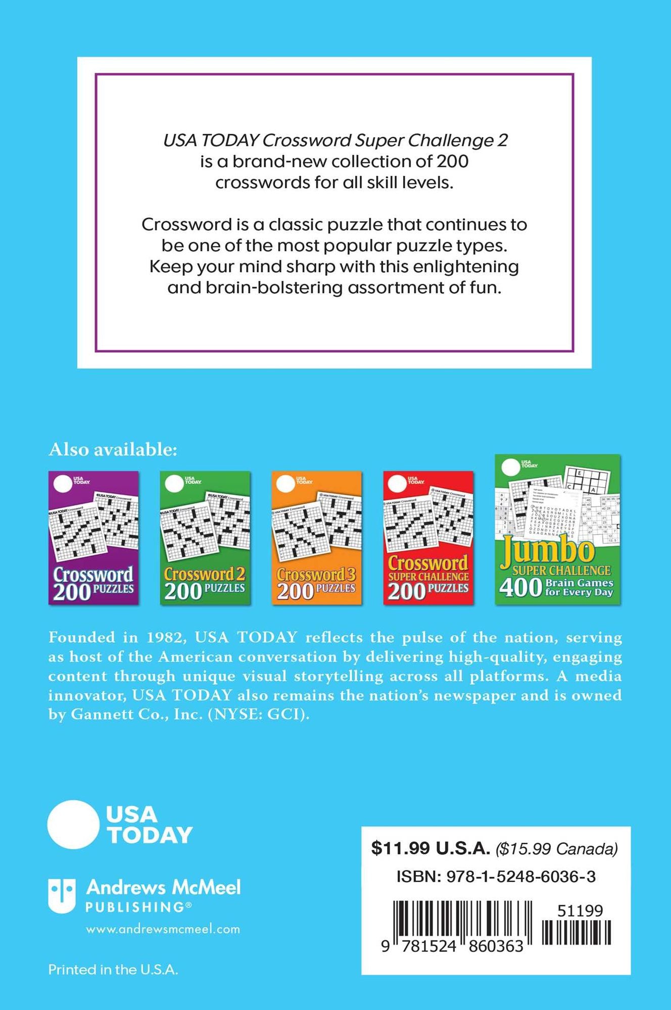 USA TODAY Crossword Super Challenge 2: 200 Puzzles