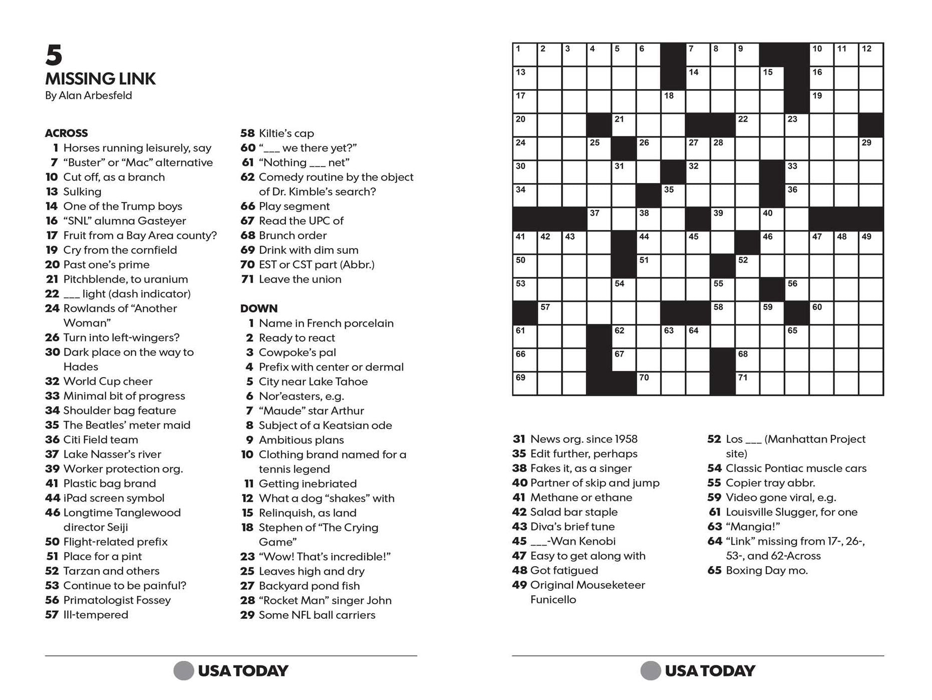 USA TODAY Crossword Super Challenge 2: 200 Puzzles