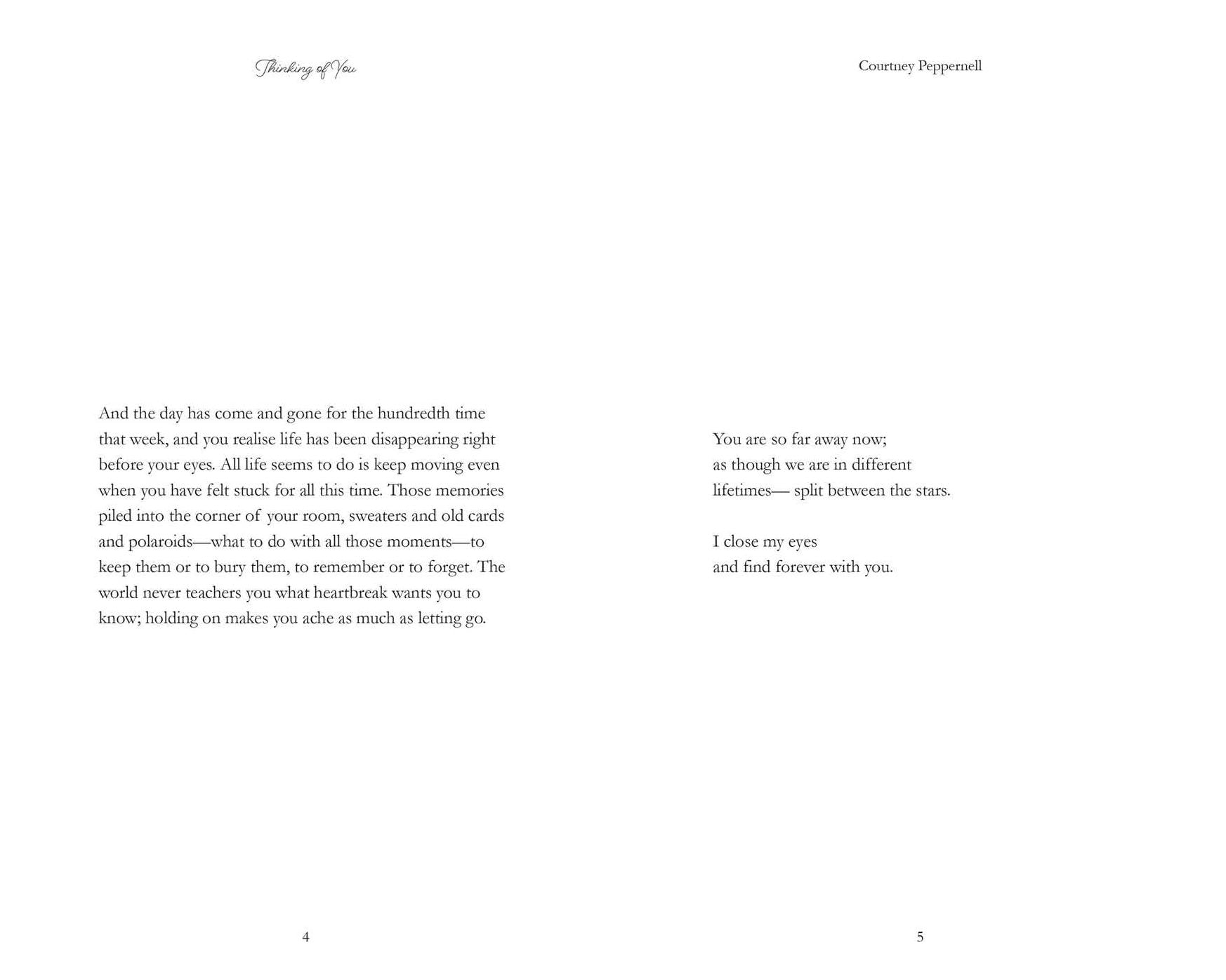 Thinking of You: Poems on Grief, Loss, and Healing