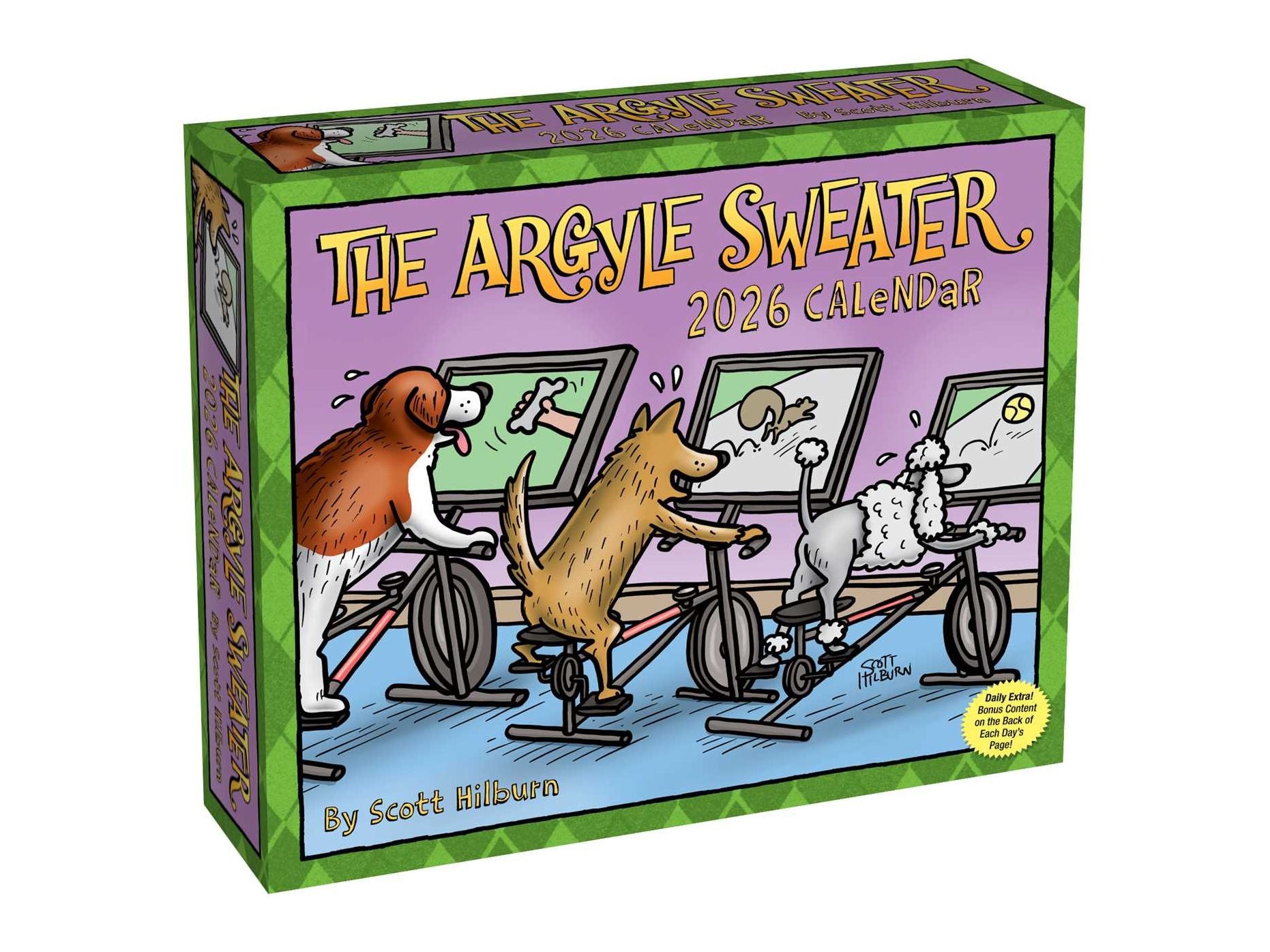2026 Argyle Sweater Day-to-Day Calendar