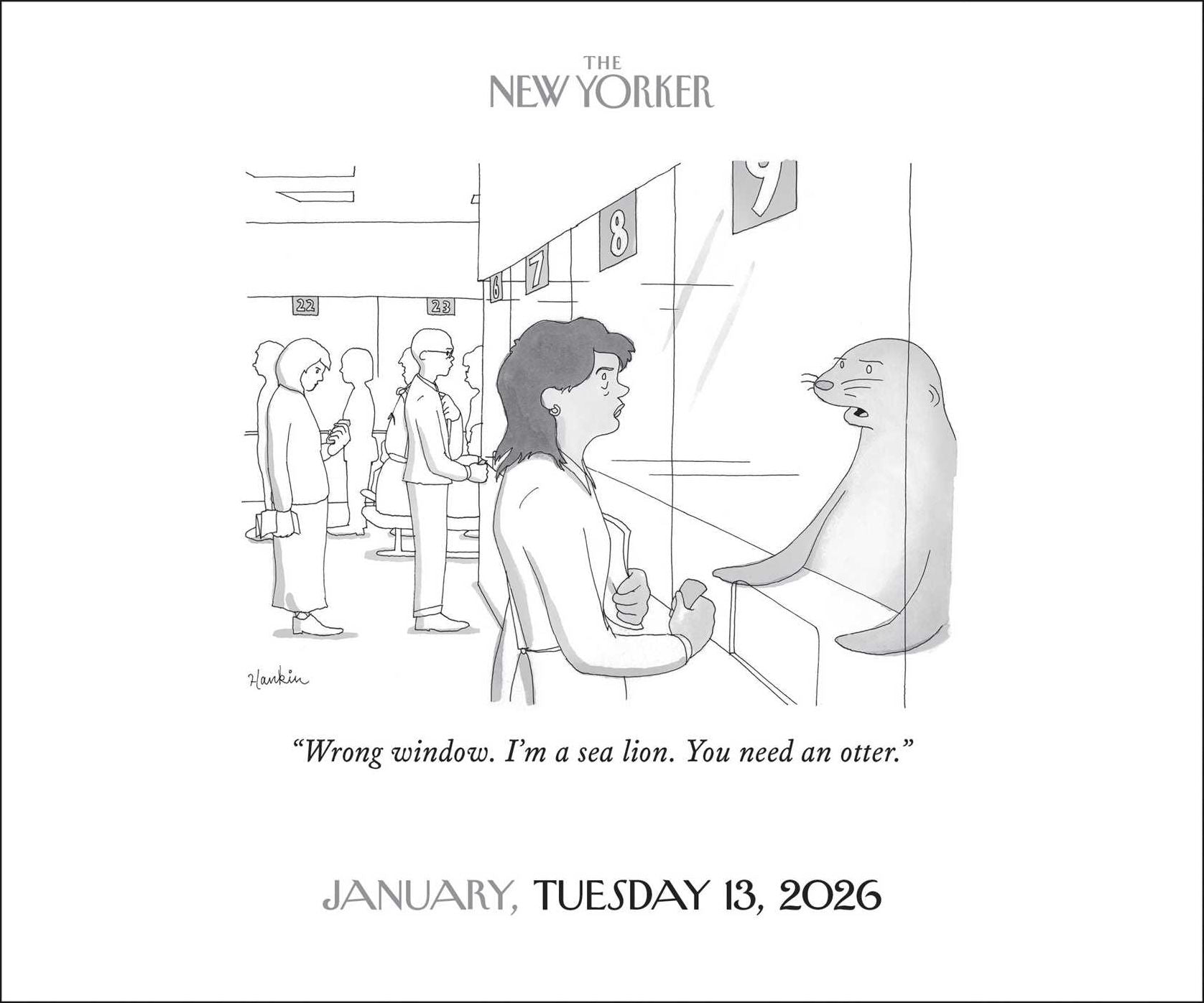 2026 Cartoons from The New Yorker Day-to-Day Calendar