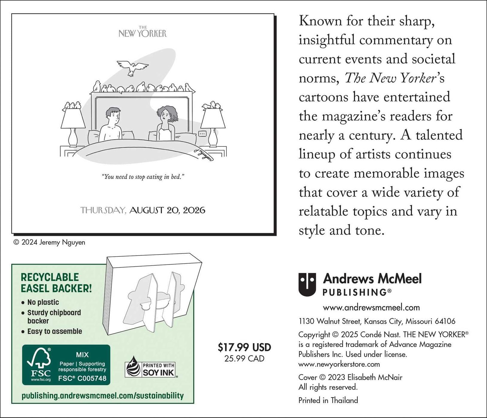 2026 Cartoons from The New Yorker Day-to-Day Calendar