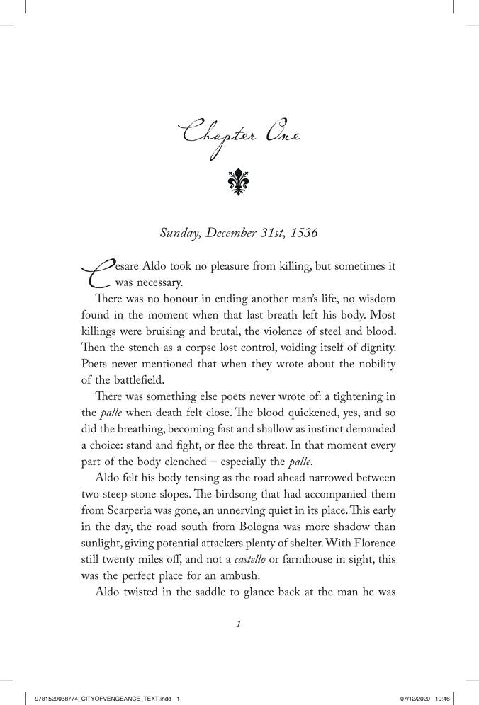 City of Vengeance (Cesare Aldo Series #1)